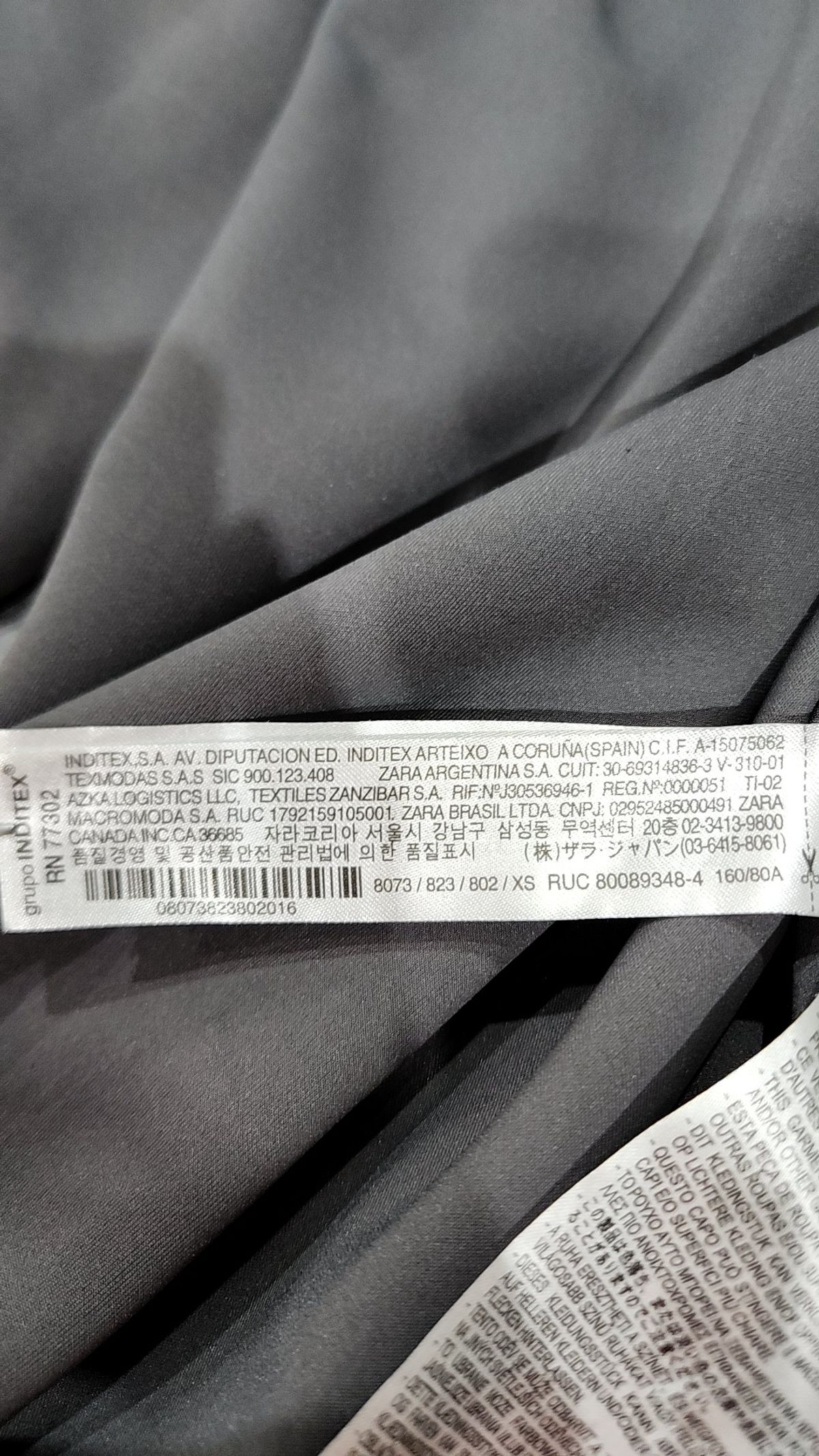 자라(ZARA) 항공 점퍼/블루종/MA-1 XS