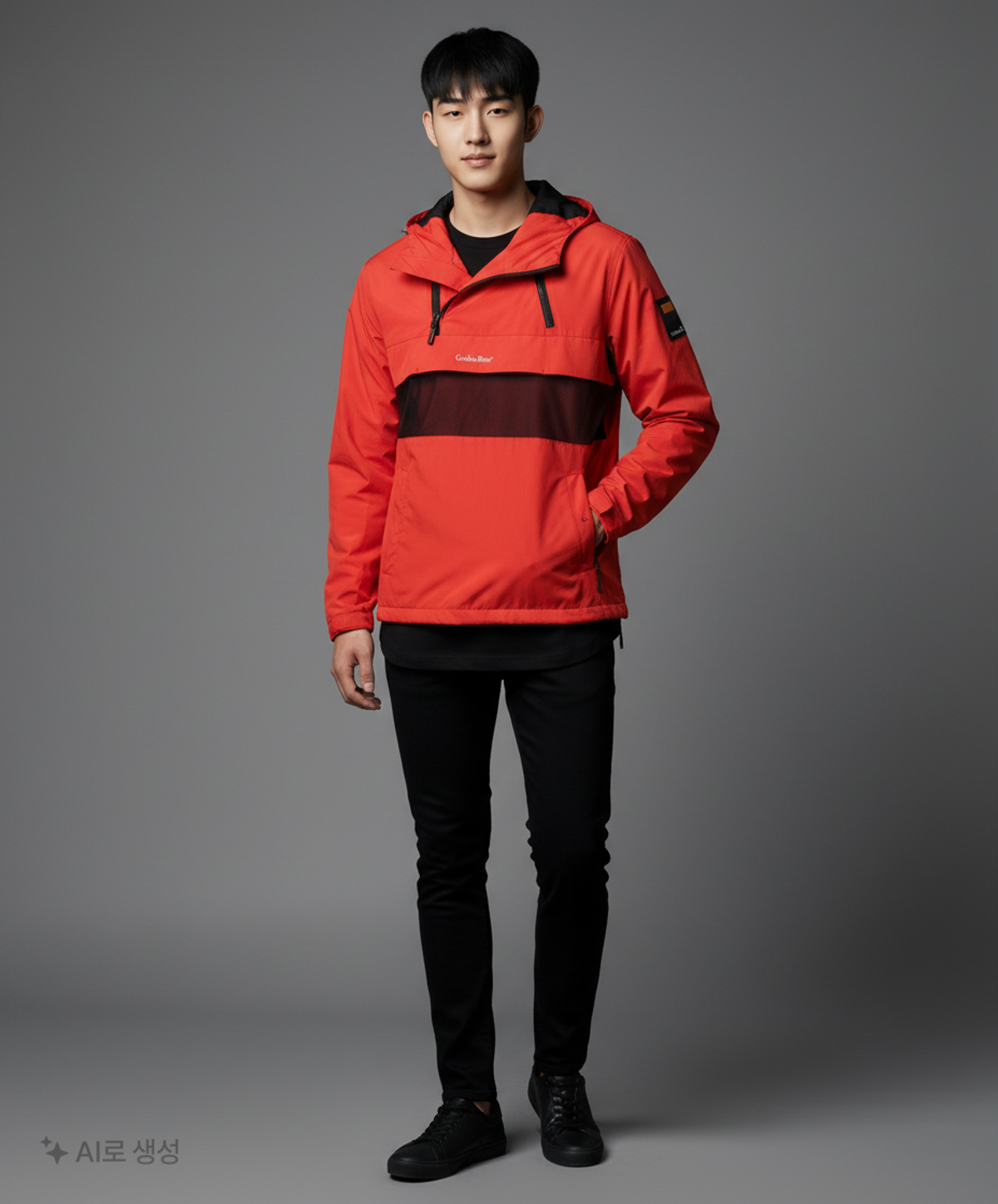 골든베어(GOLDEN BEAR) Mesh Patch Anorak_L4TAW21071REX S