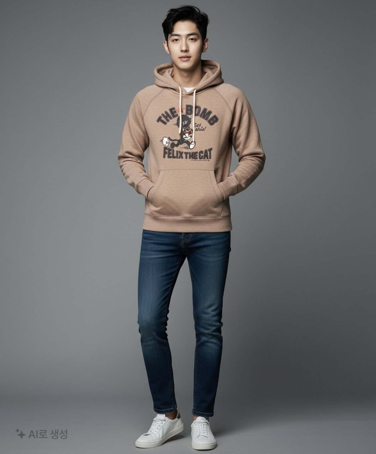 스파오(SPAO) 후드 티셔츠 M