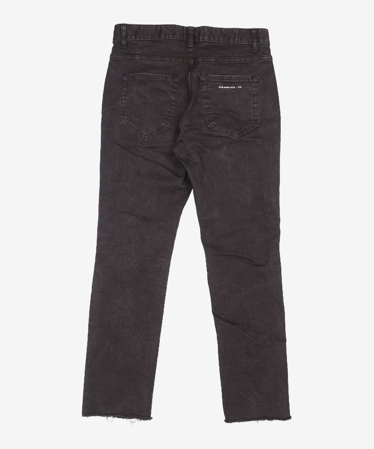 페이탈리즘(FATALISM) black crop jeans #0069 cutting.ver 44