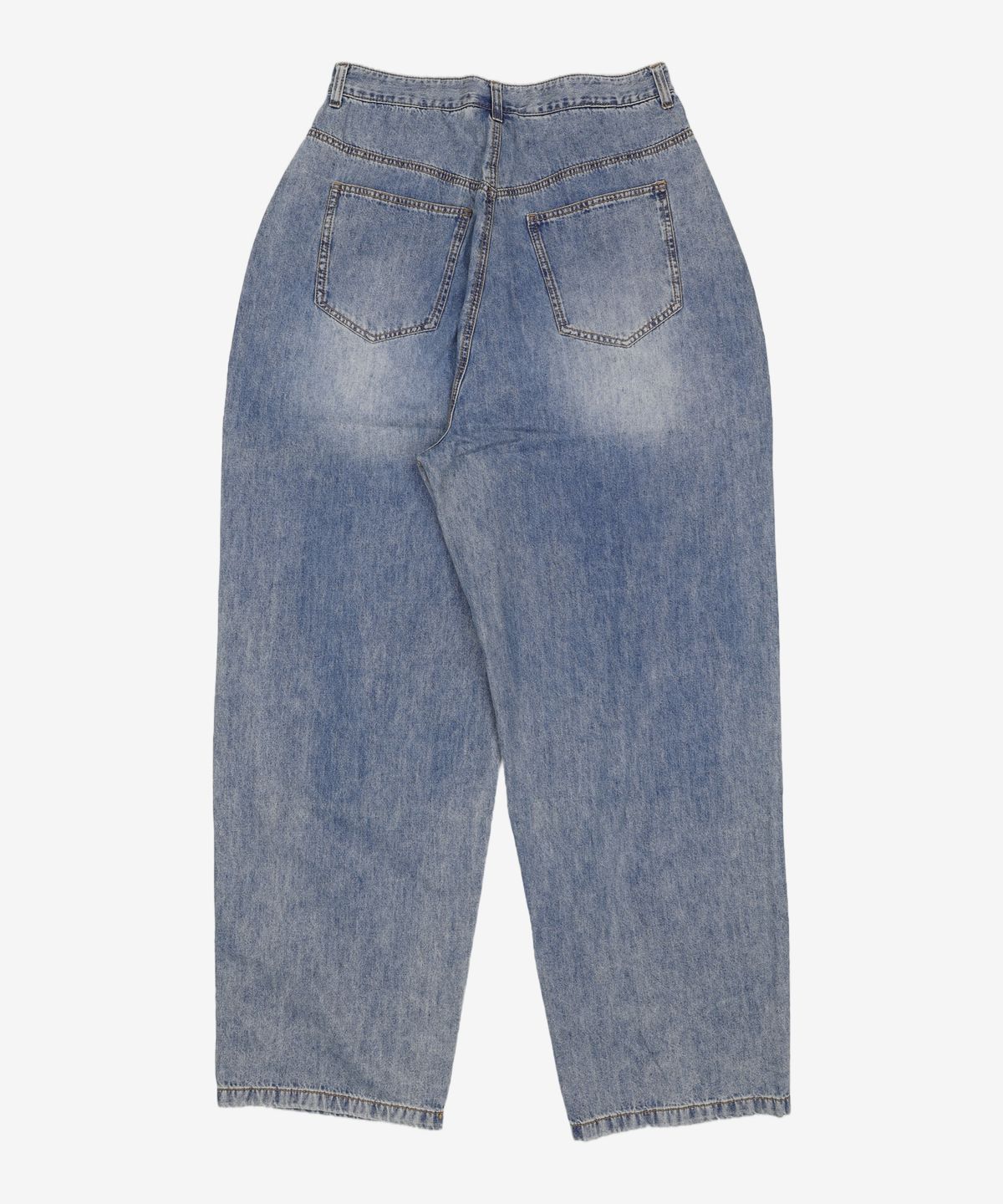 낫포너드(NOT4NERD) Linen Like Relax Fit Denim Pants - Deep Blue L
