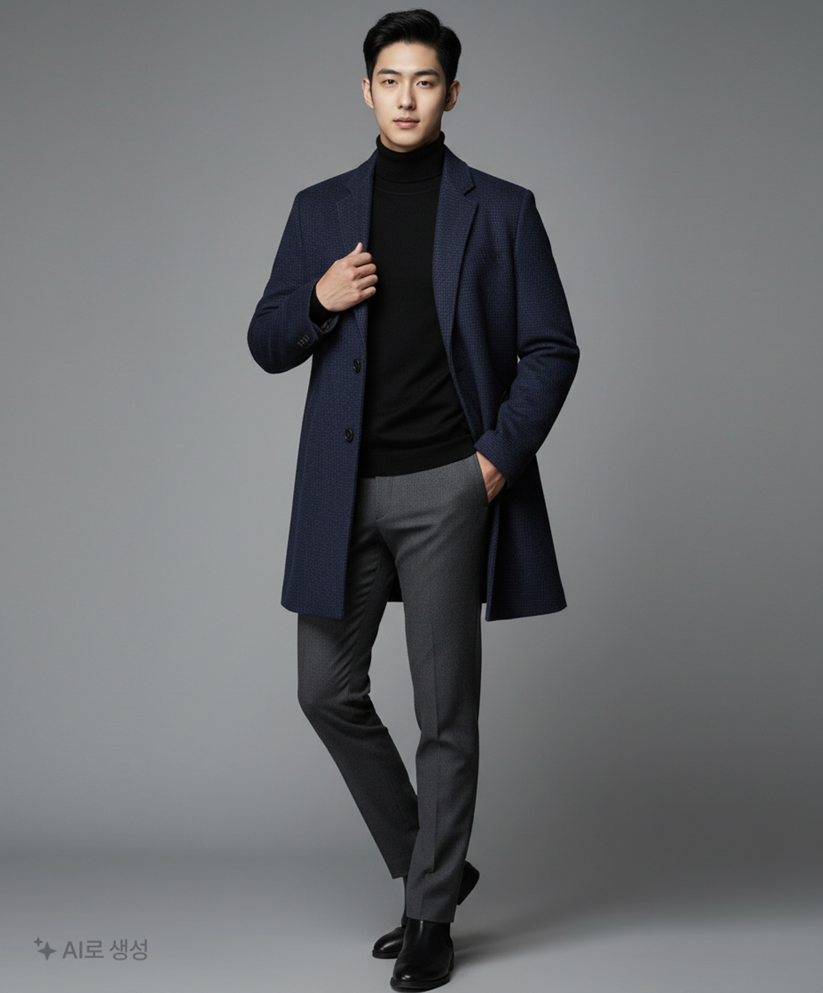 지오다노(GIORDANO) 겨울 싱글 코트 M