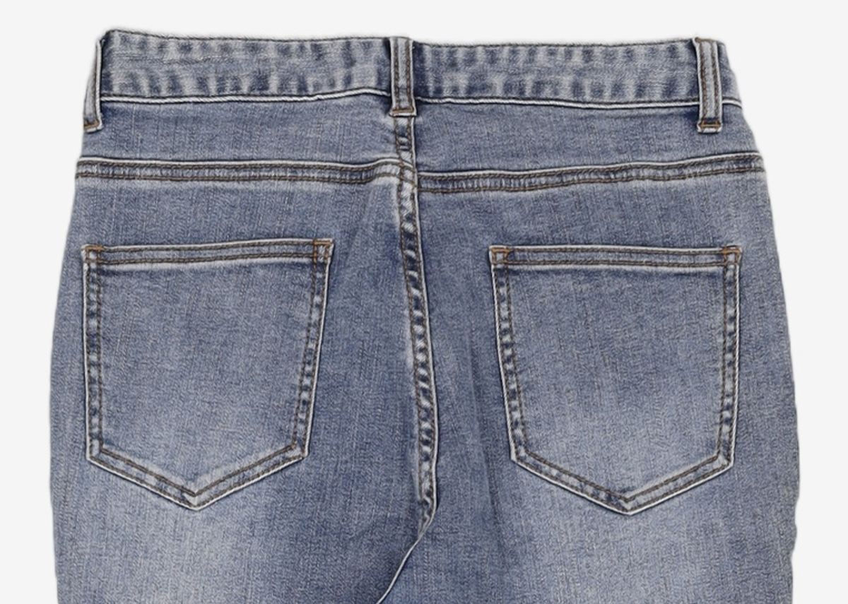 미쏘(MIXXO) 밑단 옆트임 슬림부츠컷 데님 MIWTJCT14J 28