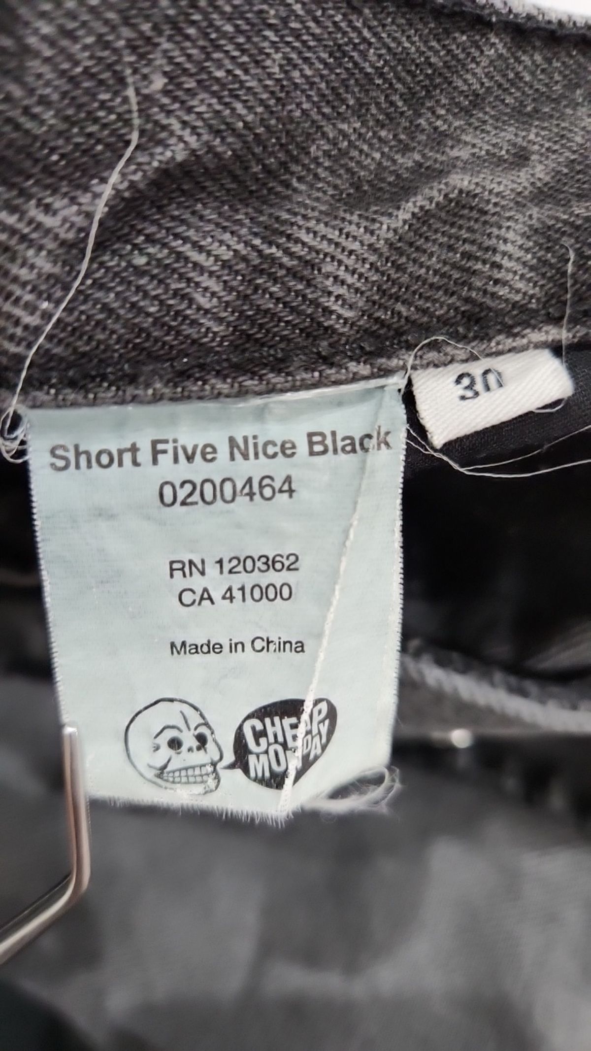 칩먼데이(CHEAP MONDAY) 숏팬츠 30