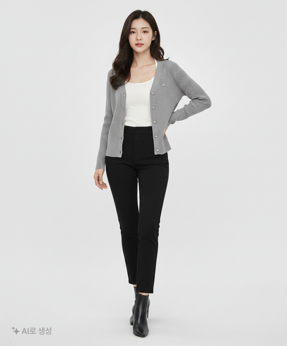 룩캐스트(LOOKAST) 카디건 M