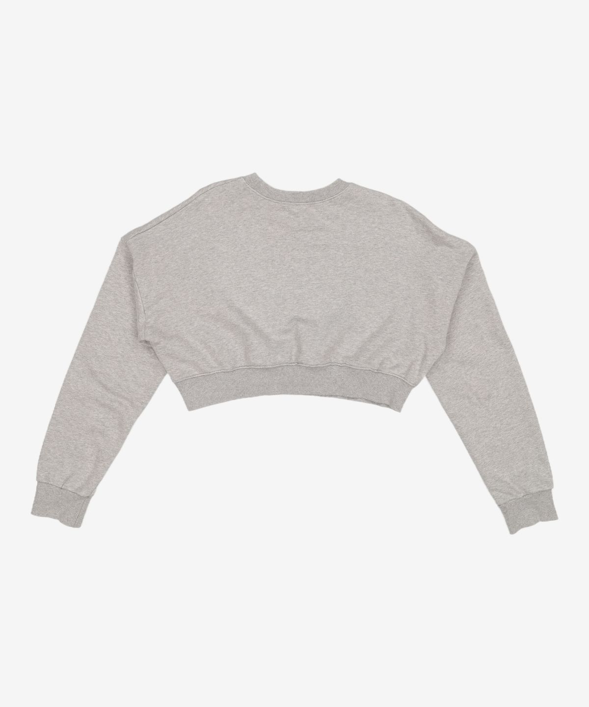 큐리티(CURETTY) C LETTERING CROP SWEATSHIRT_GREY S