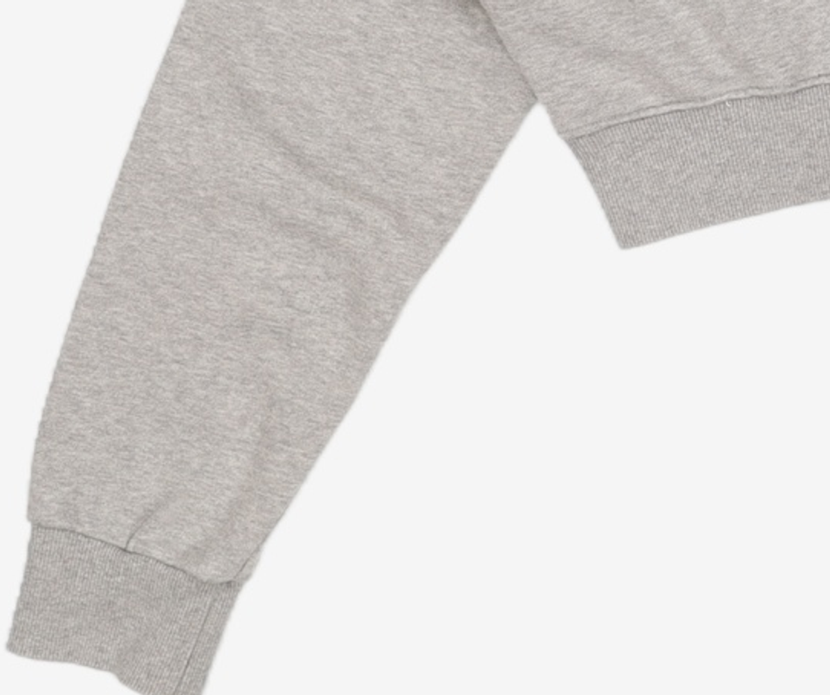 큐리티(CURETTY) C LETTERING CROP SWEATSHIRT_GREY S