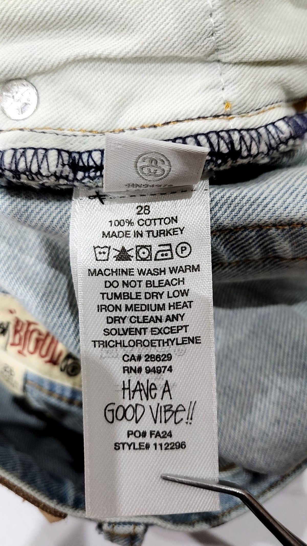 스투시(STUSSY) 숏팬츠 28