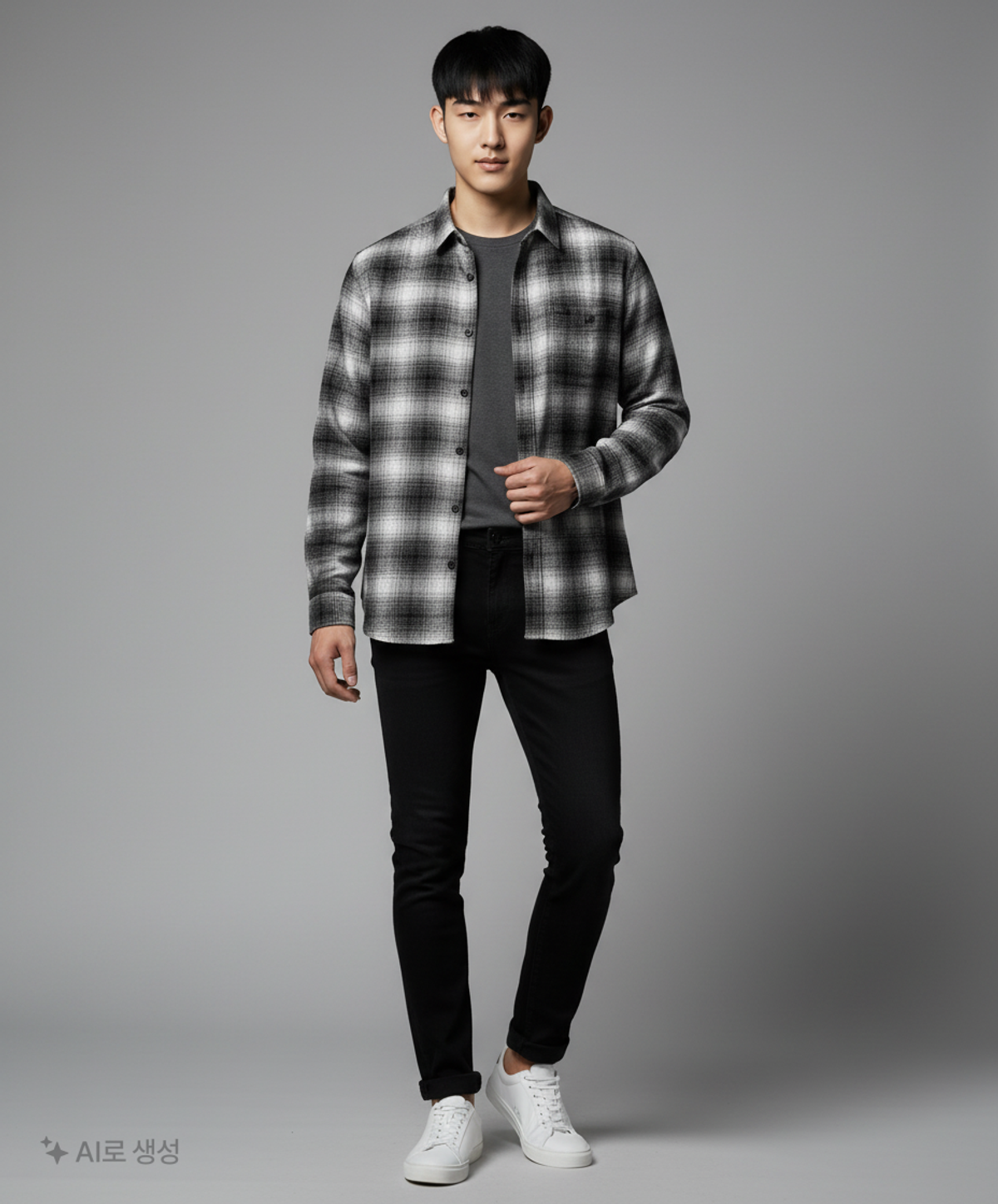 유니클로(UNIQLO) 캐주얼 셔츠 L