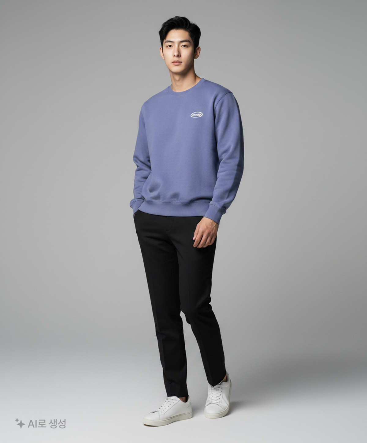 엠엠엘지(MMLG) [Mmlg] BI SWEAT (DEEP BLUE) L