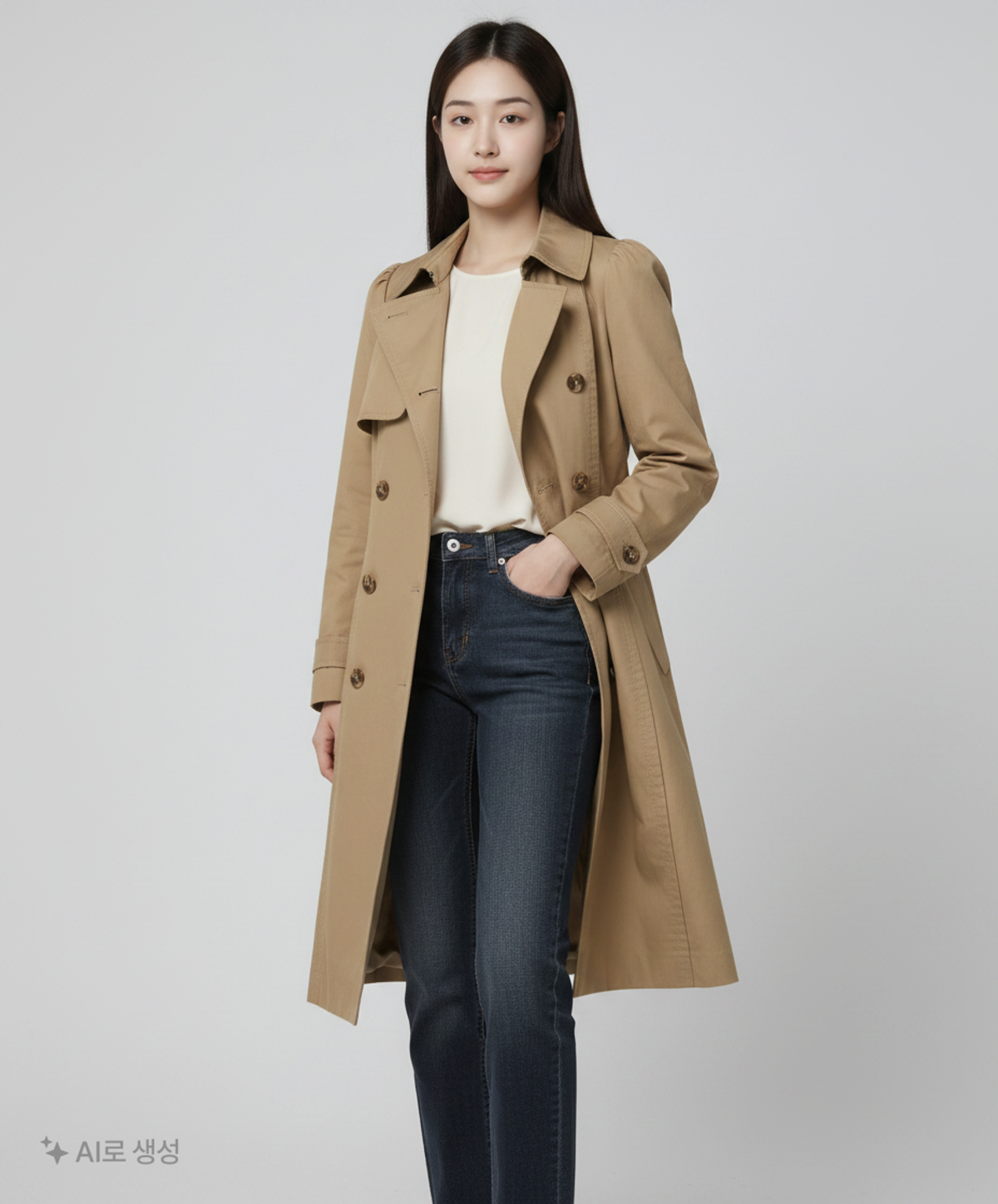 아나카프리(ANA CAPRI) 봄 가을 코트 M