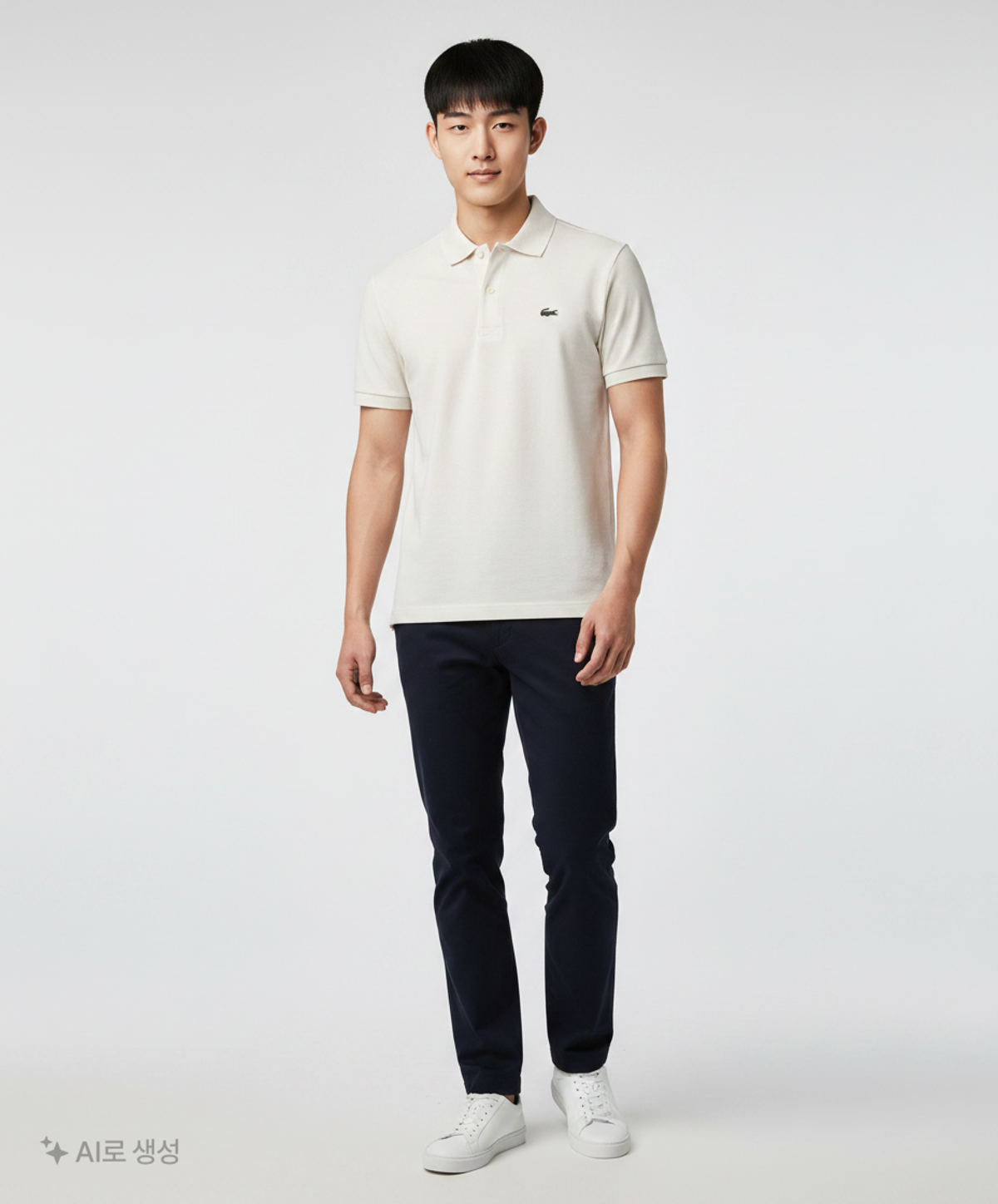 라코스테(LACOSTE) 공용 베이직 반팔 폴로 [화이트] XXL
