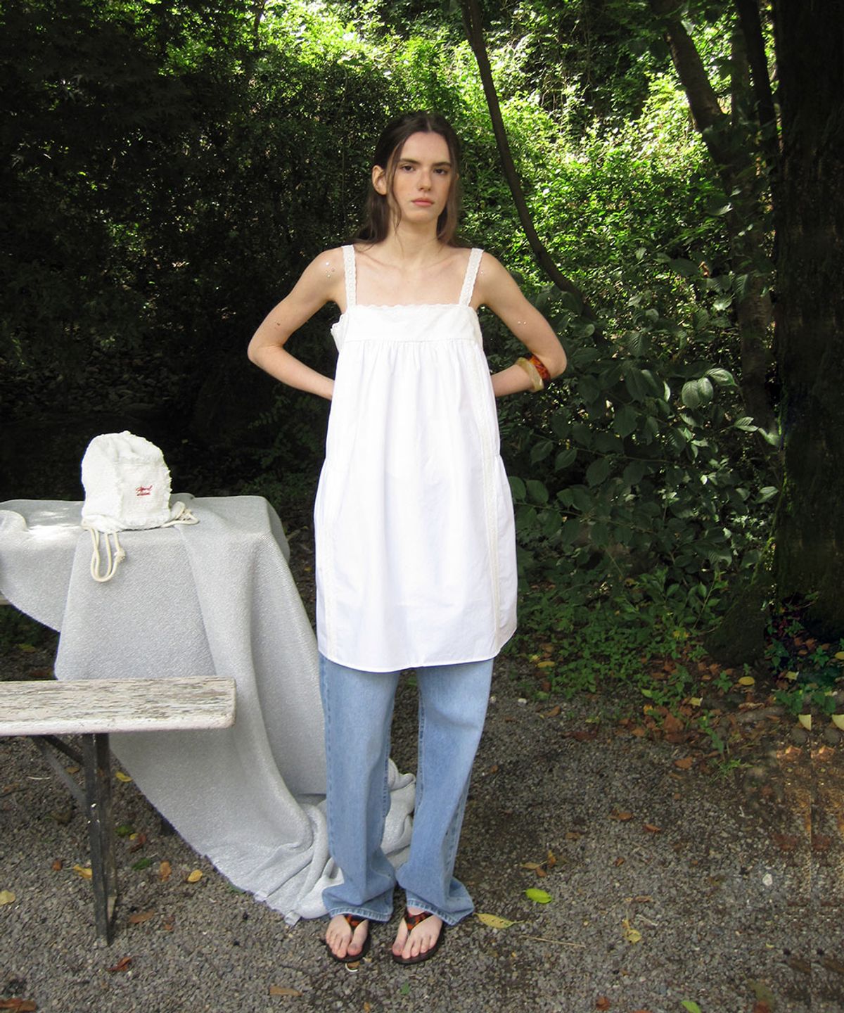 어패럴아카이브(APPAREL ARCHIVE) Odette lace mini dress - Ivory
