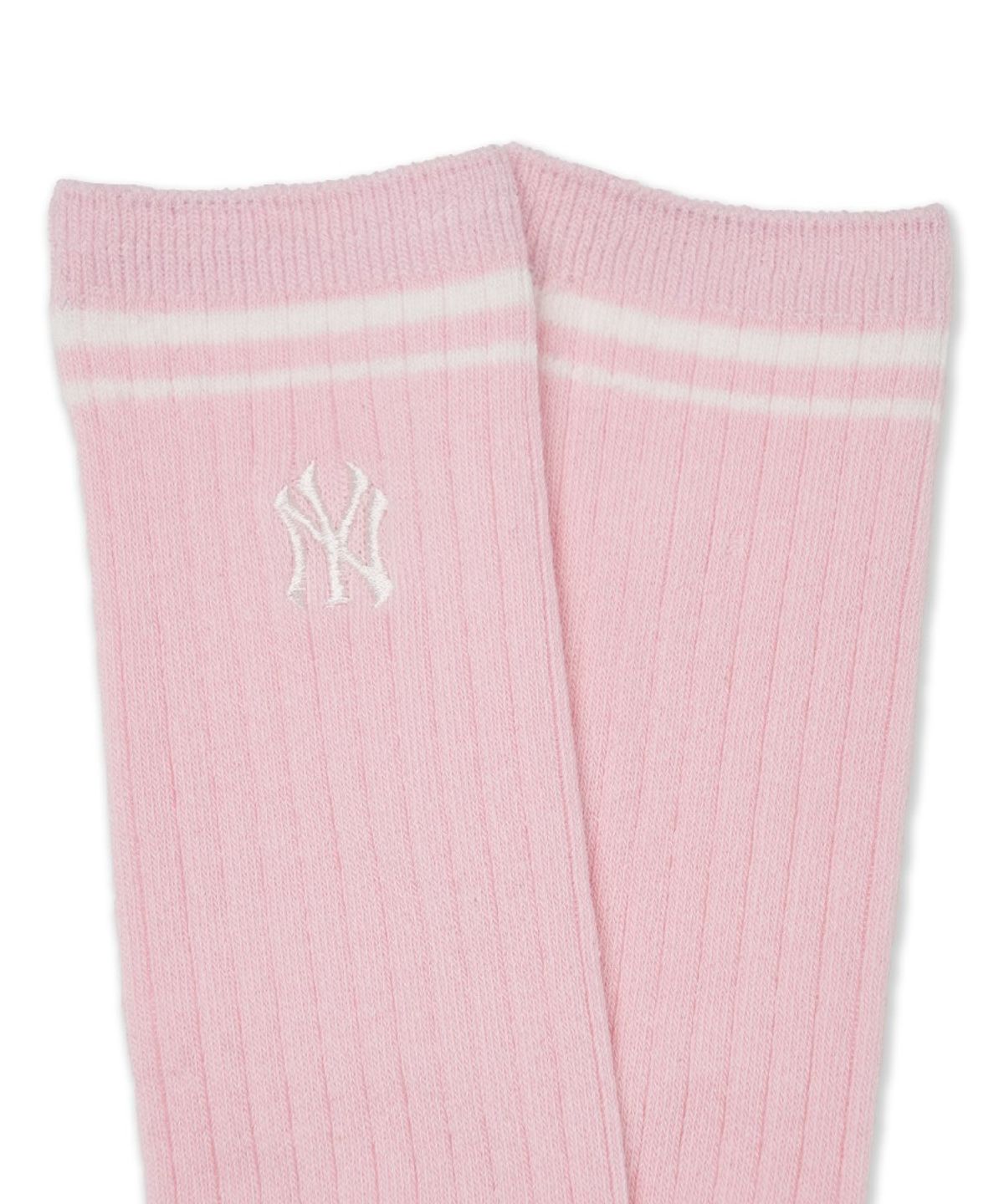 엠엘비 키즈(MLB KIDS) 베이직 골지 니삭스 NY (L.Pink)