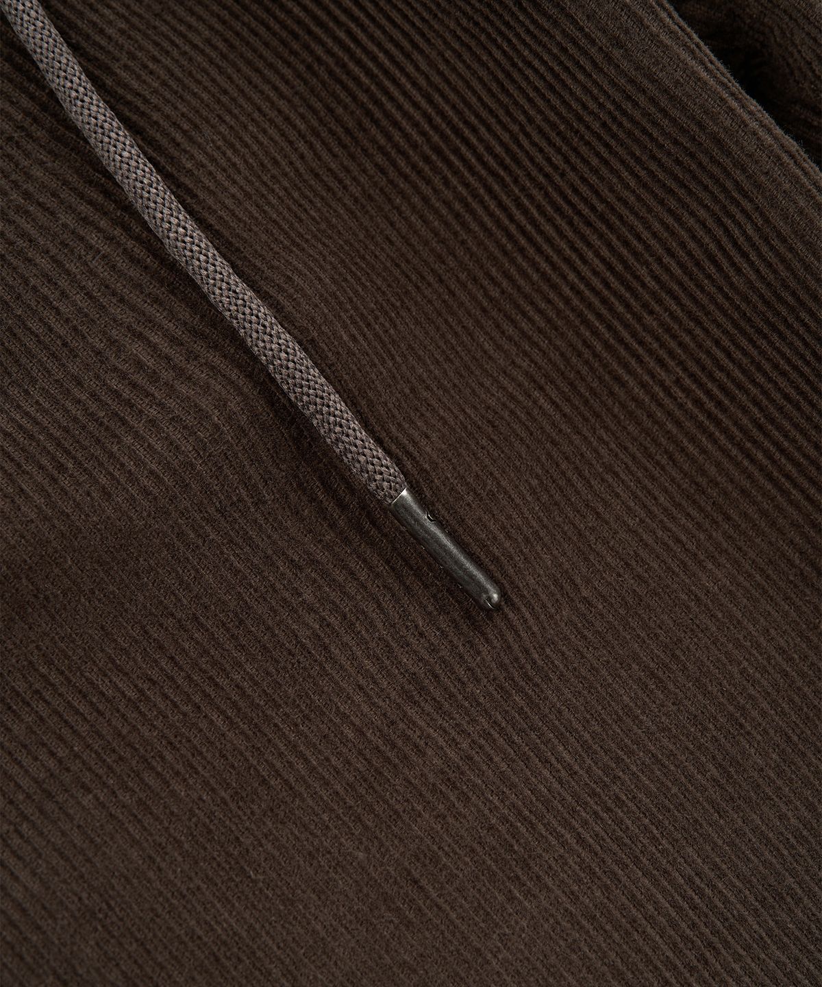 페플리(PEPLEE) Banding Corduroy Boots Cut Pants (Brown)