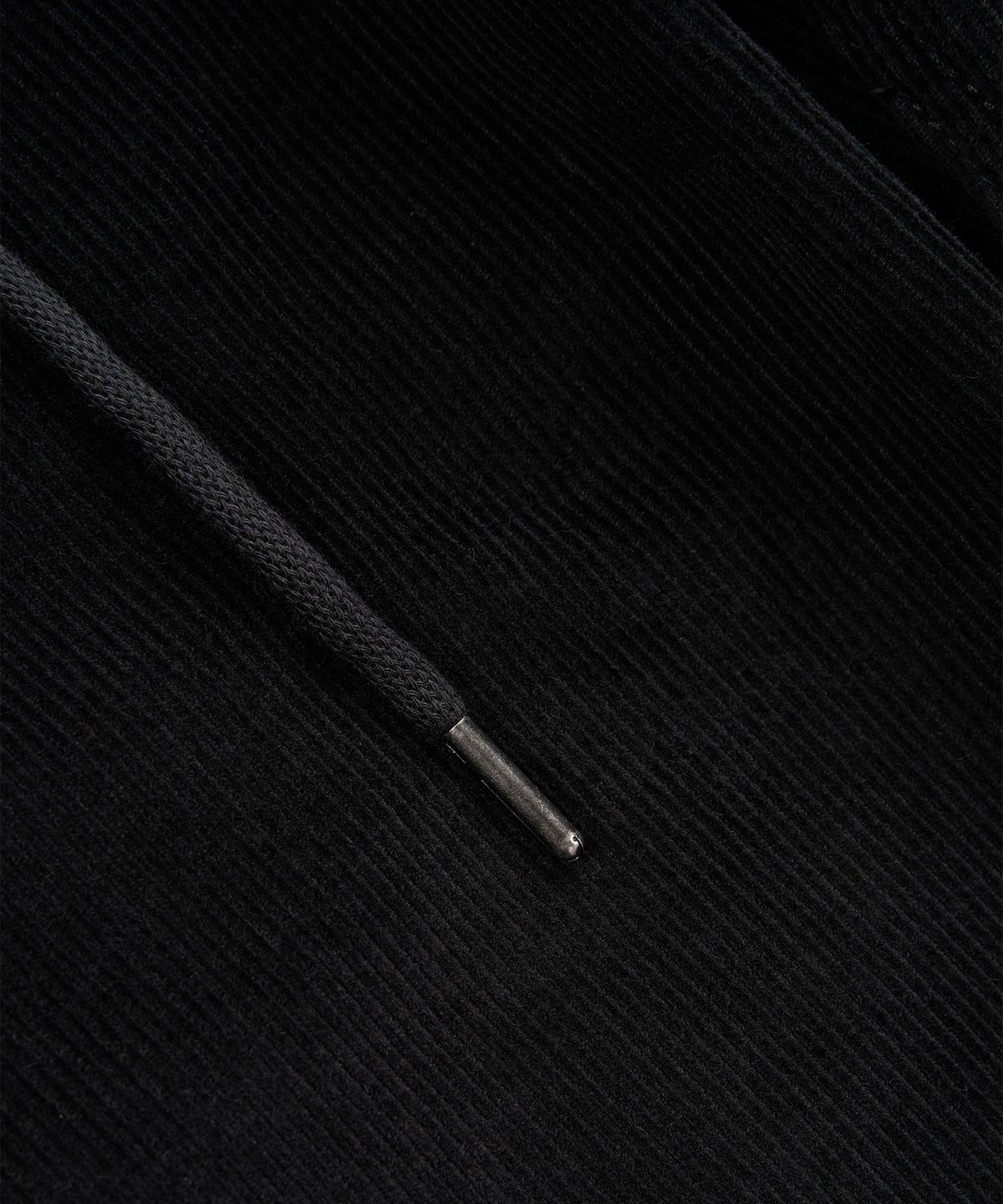 페플리(PEPLEE) Banding Corduroy Boots Cut Pants (Black)