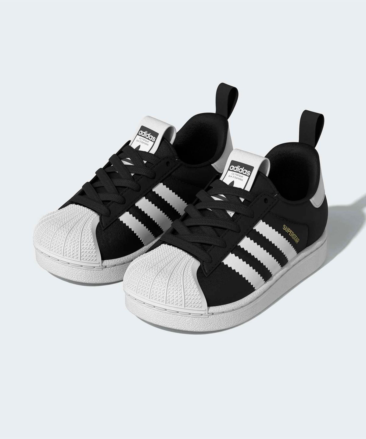 아디다스 키즈(ADIDAS KIDS) 슈퍼스타 퀵콘 인펀트 - 블랙 / KK2177