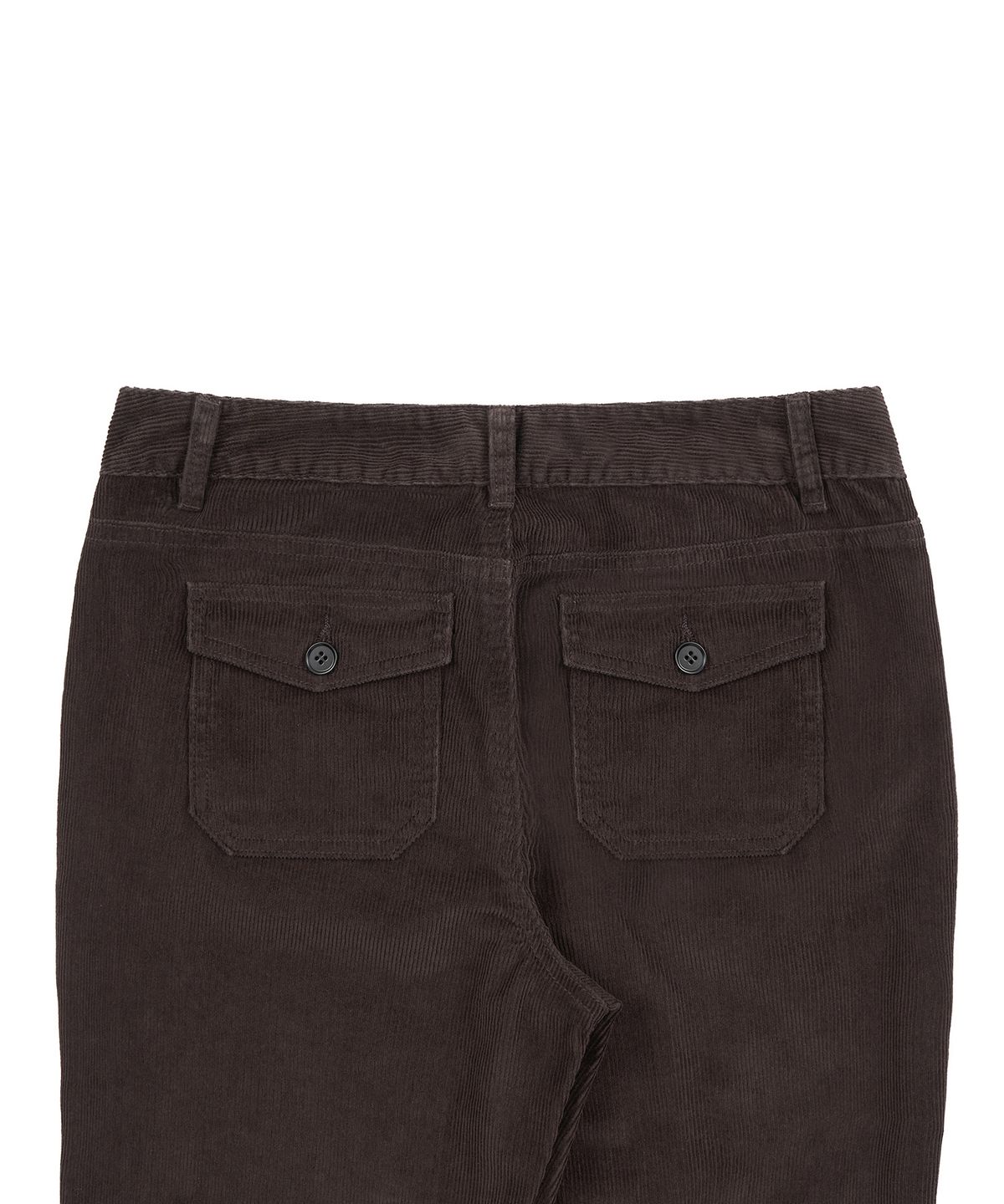 페플리(PEPLEE) Corduroy Mini Pocket Boots Cut Pants (Brown)