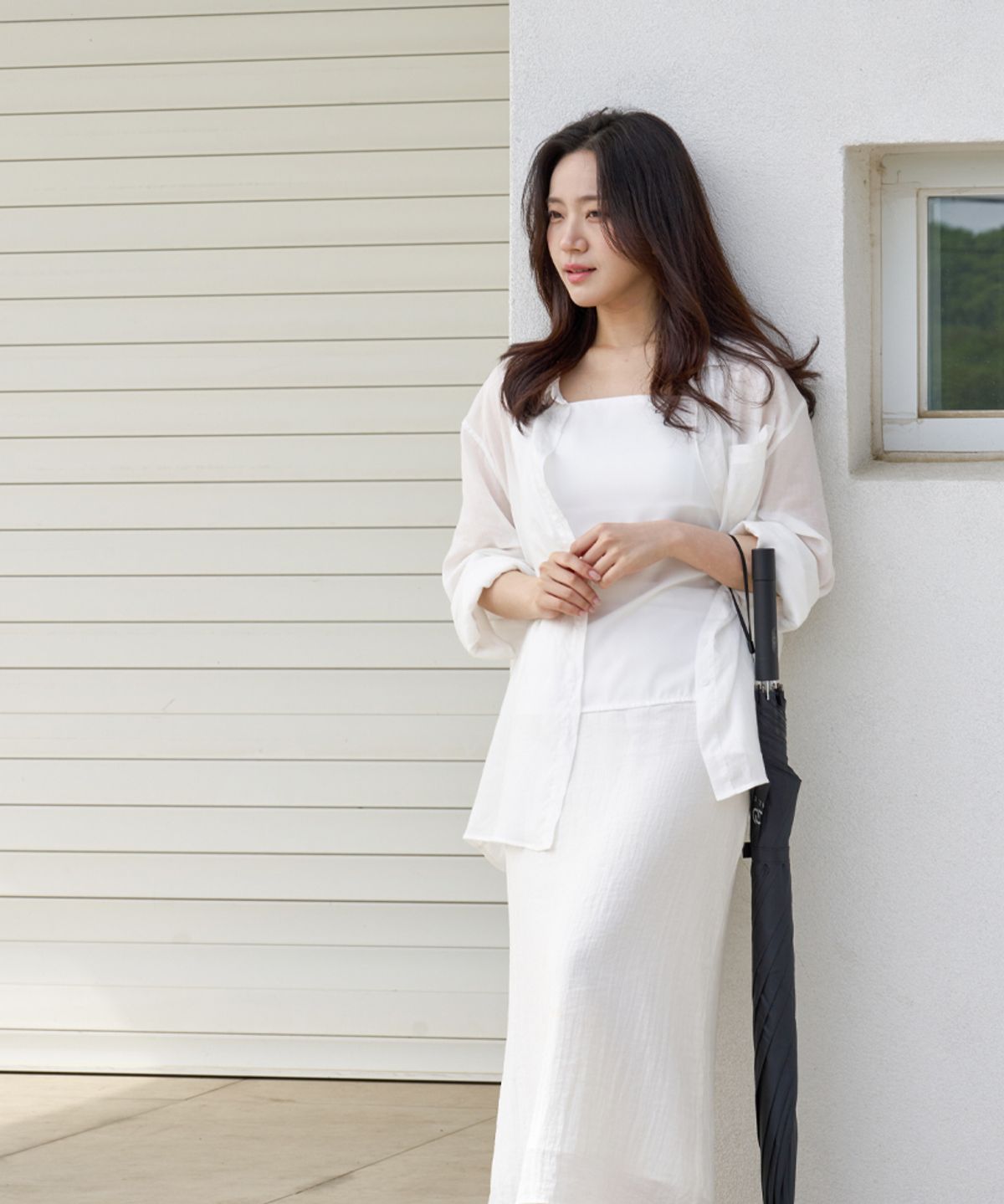 크리스탈클라우드(CRYSTAL CLOUD) 선풍기 우산 양산 골프 UV차단 27인치 양우산