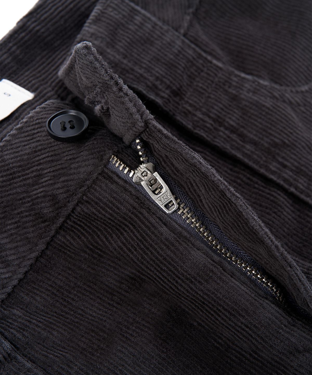 페플리(PEPLEE) Corduroy Mini Pocket Boots Cut Pants (Charcoal)