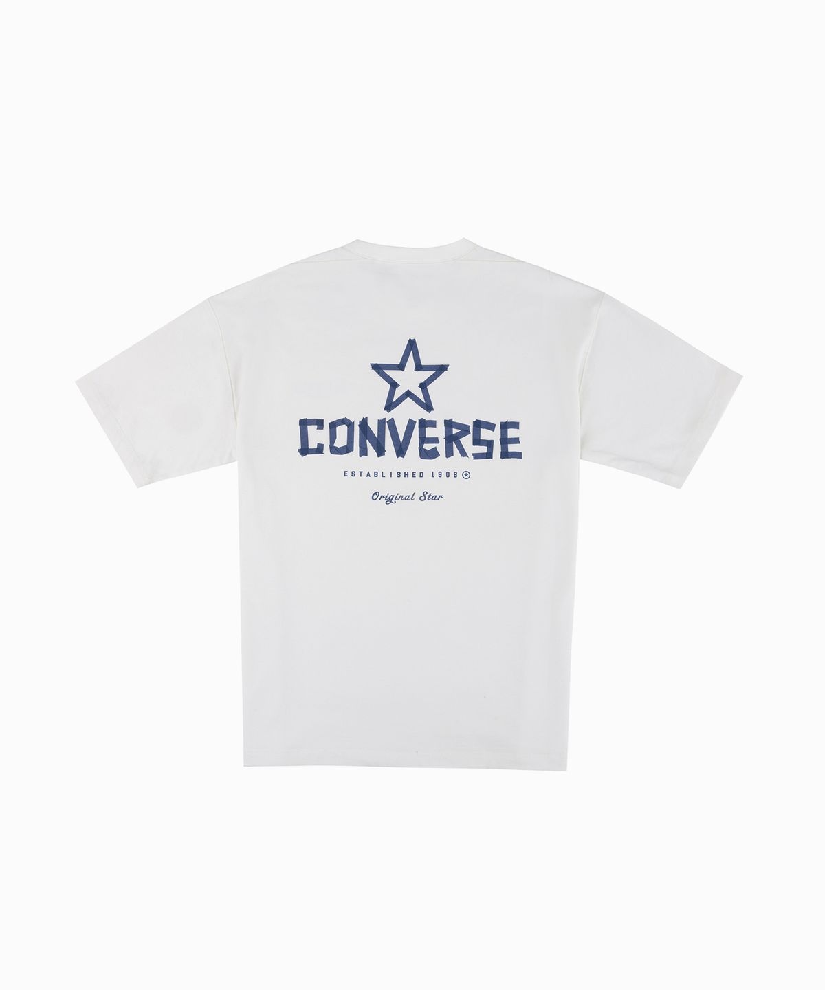 컨버스(CONVERSE) 피치드 레트로 로고 티셔츠 에그렛 MCK074-W2Y