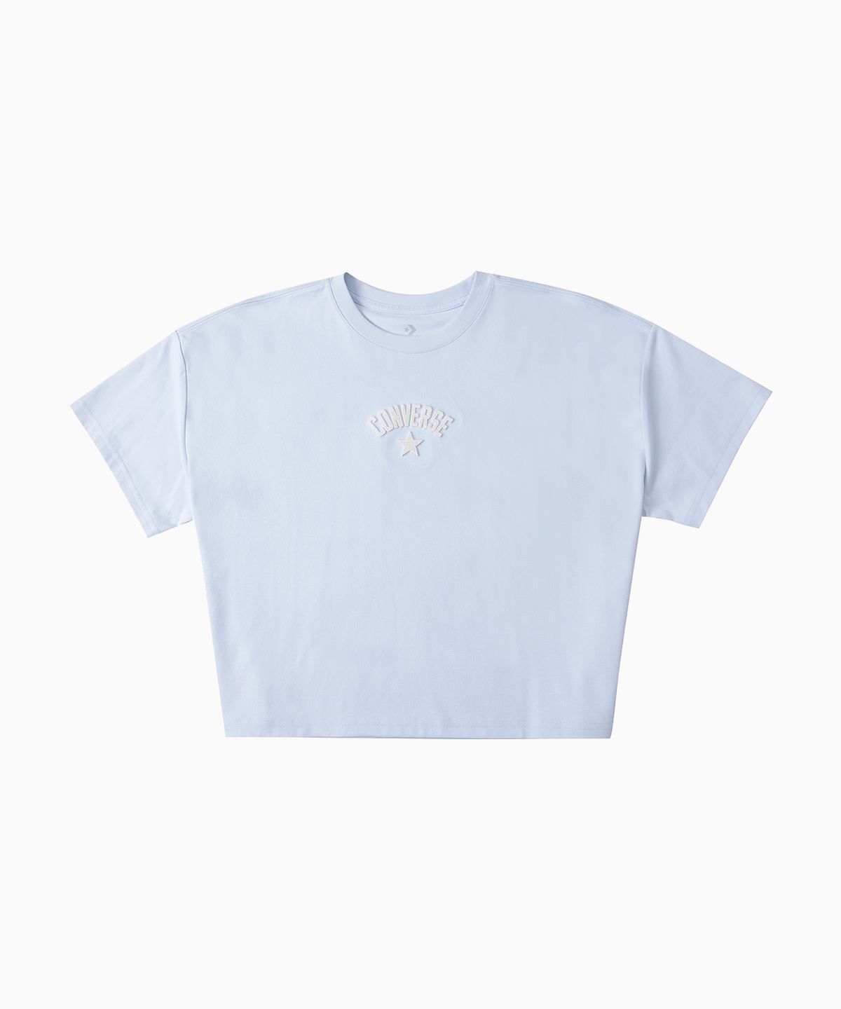 컨버스(CONVERSE) 소로나 스타 로고 크롭 티셔츠 플랭 에어 WCK109-K1H