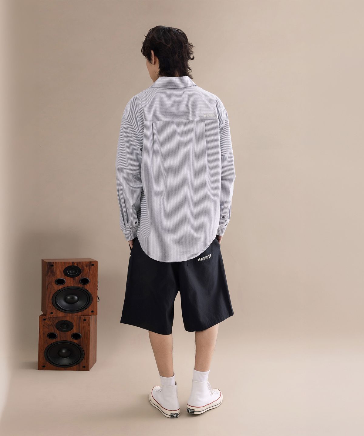 컨버스(CONVERSE) 노벨티 어반 쇼츠 블랙 MCK063-023
