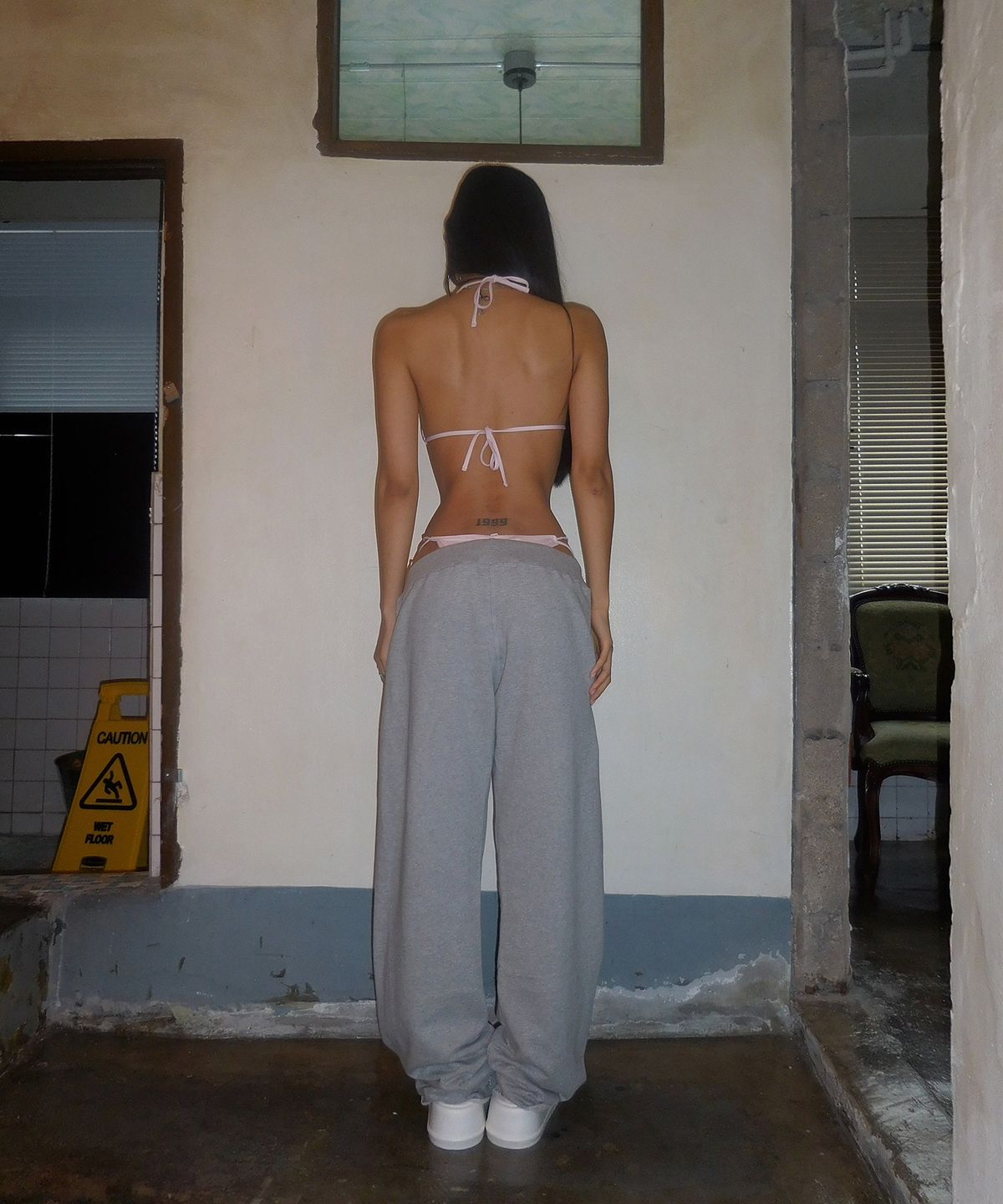 베이크먼데이(BAKEDMONDAY) [GREY] Baby sweatpants