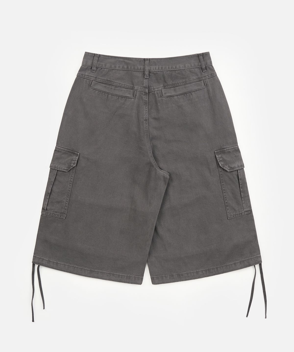토피(TOFFEE) 워시드 코튼 카고 버뮤다 팬츠 (WASHED BLACK)