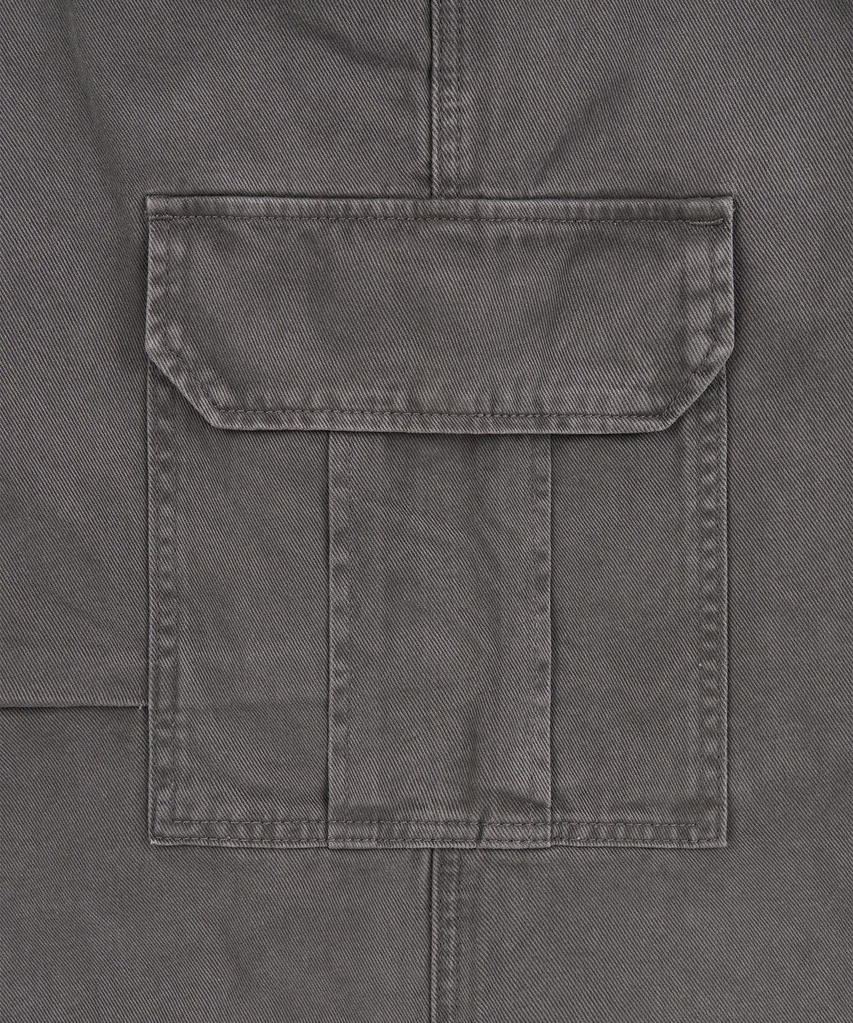 토피(TOFFEE) 워시드 코튼 카고 버뮤다 팬츠 (WASHED BLACK)
