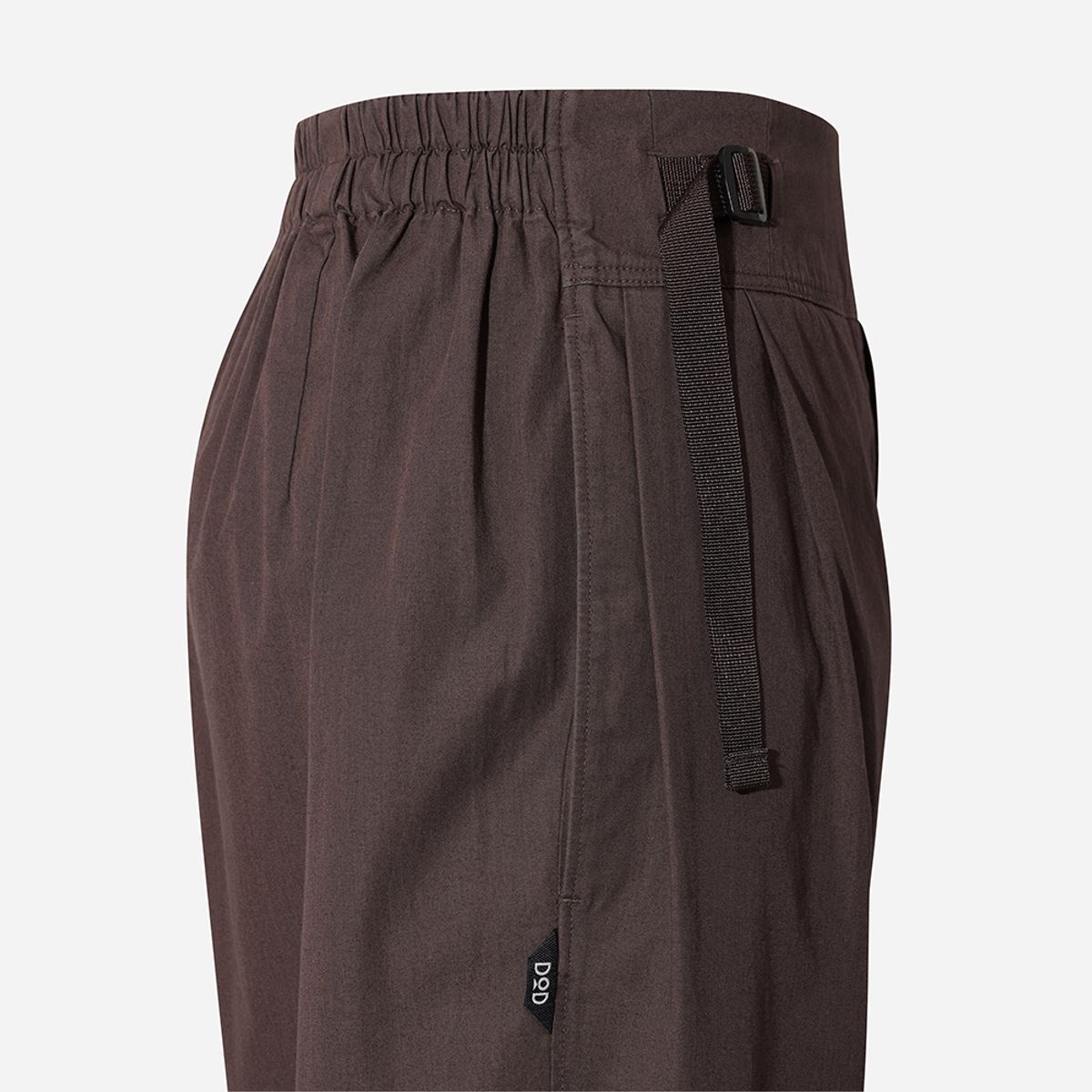 디오디(DOD) 벨티드 벌룬 와이드핏 팬츠(BROWN)