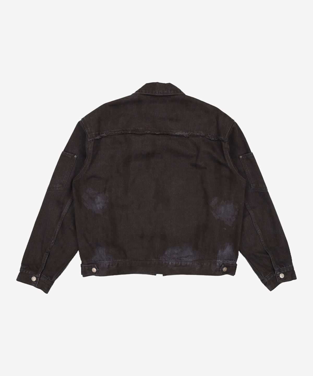 메종미네드(MAISON MINED) BALIN ZIPPER DENIM JACKET BLACK M
