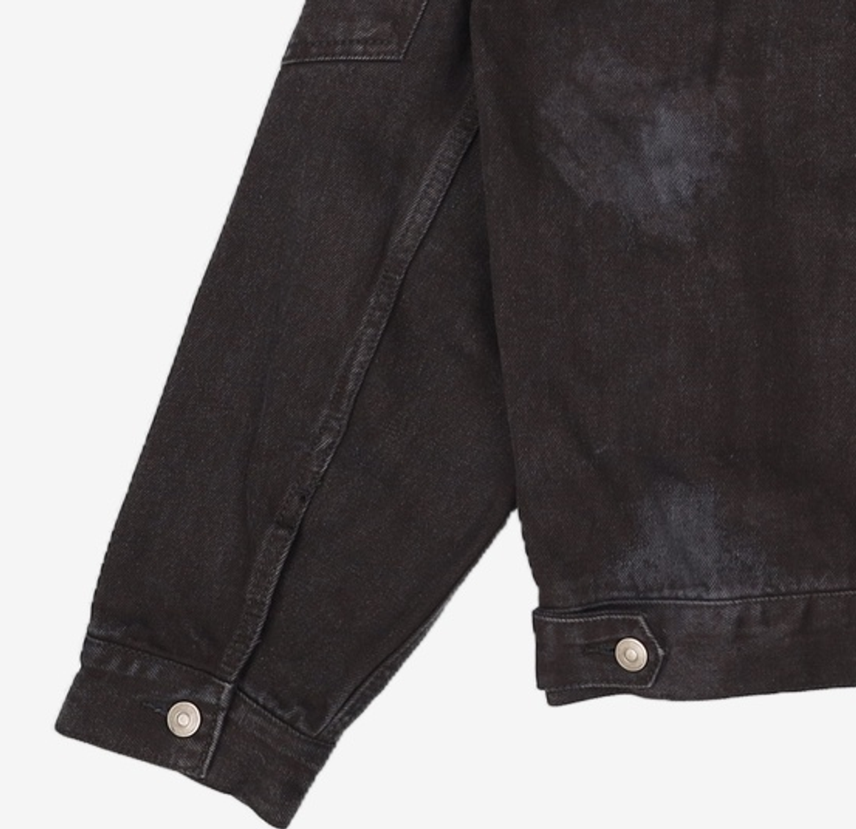 메종미네드(MAISON MINED) BALIN ZIPPER DENIM JACKET BLACK M