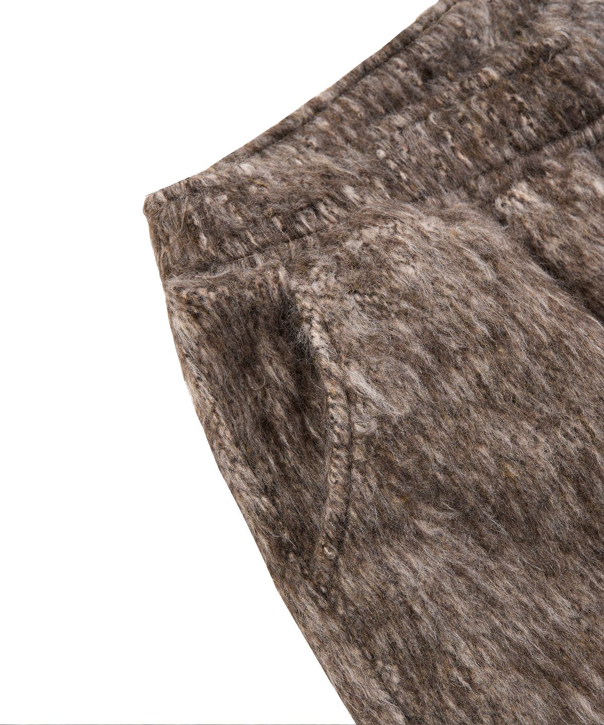 페플리(PEPLEE) Brushed Hairy Pants (Brown)