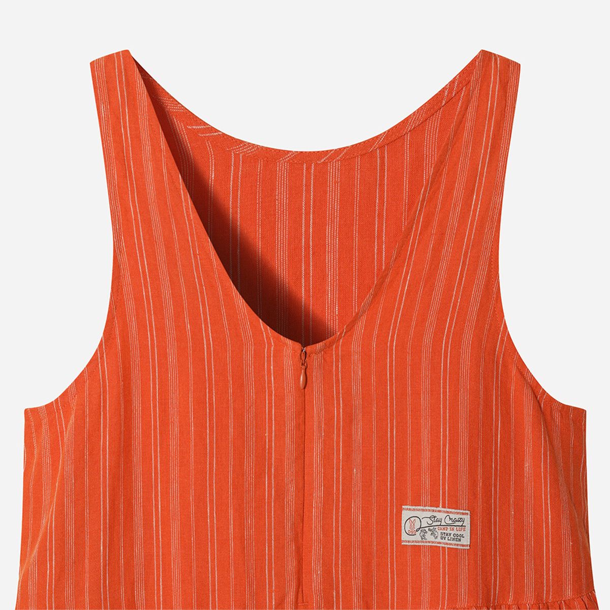 디오디(DOD) 여성) 마사 스트라이프 원피스(ORANGE)