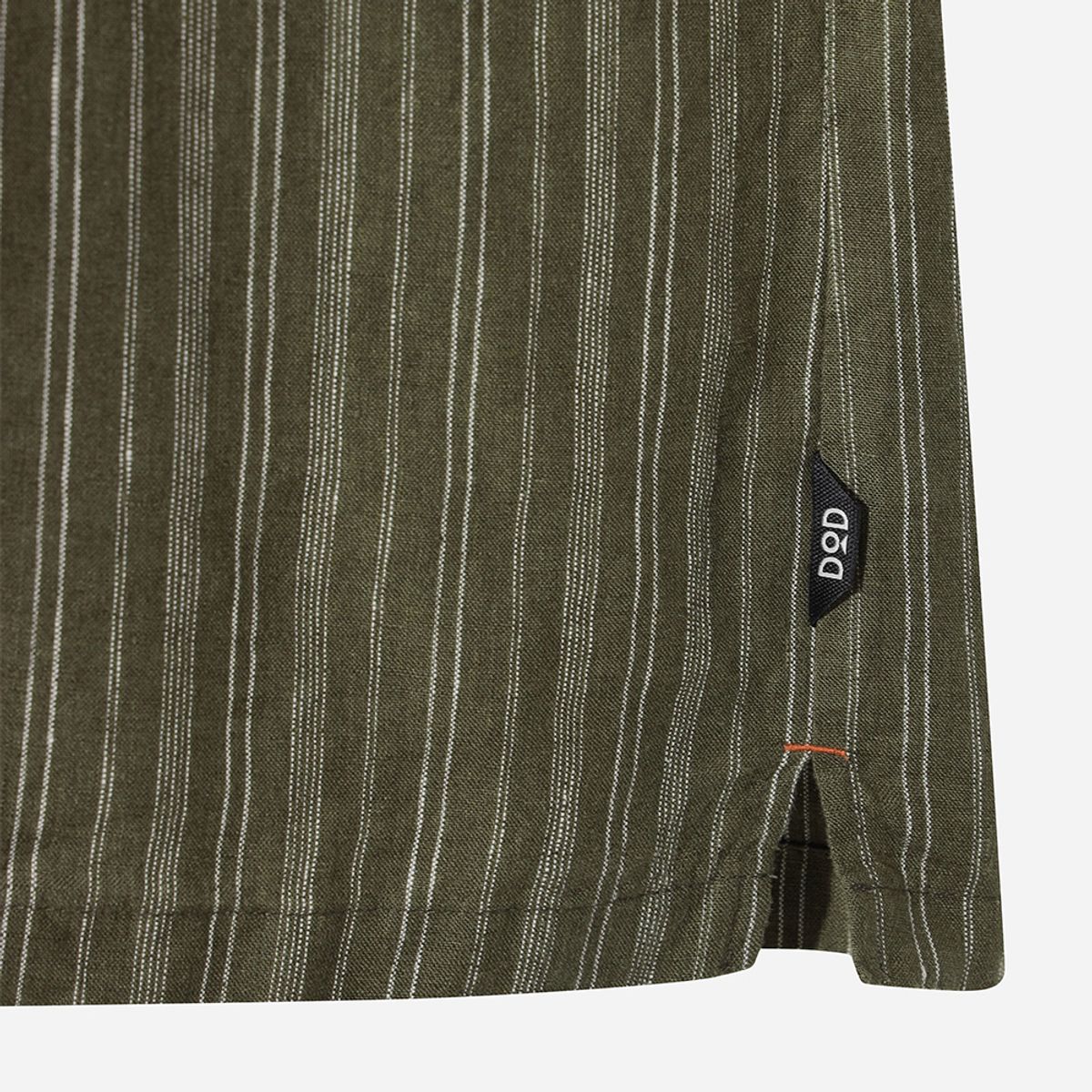 디오디(DOD) 마사 스트라이프 반팔 셔츠(KHAKI)