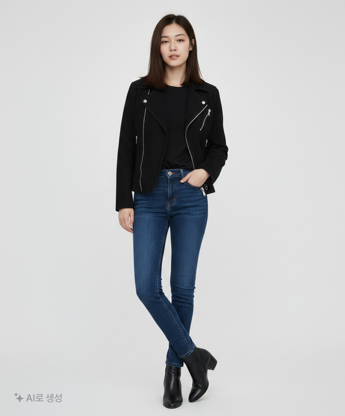 르샵(LESHOP) 레더/라이더스 재킷 S