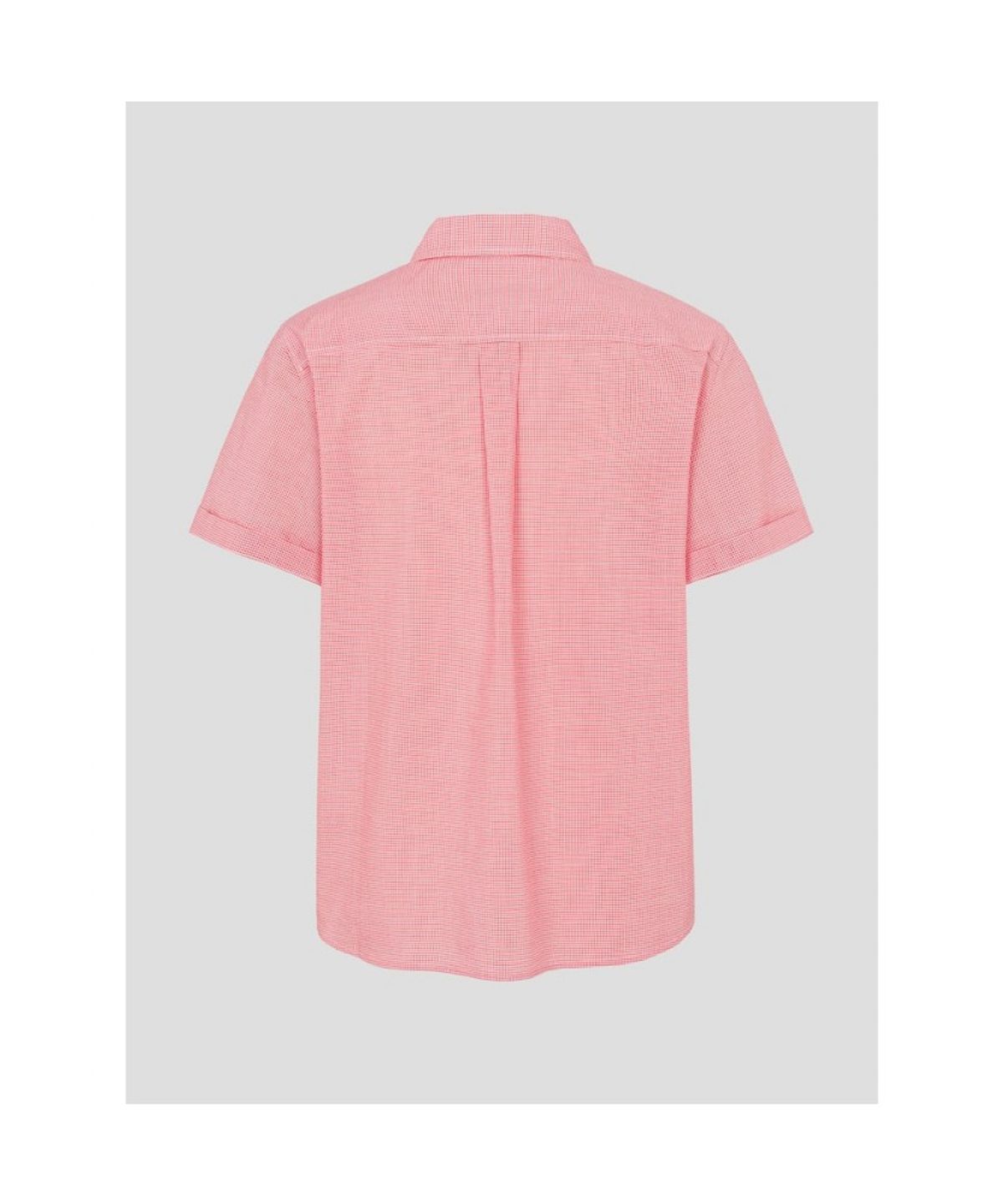 빈폴 레이디스(BEANPOLE LADIES) 서커 깅엄 체크 반소매 셔츠  레드