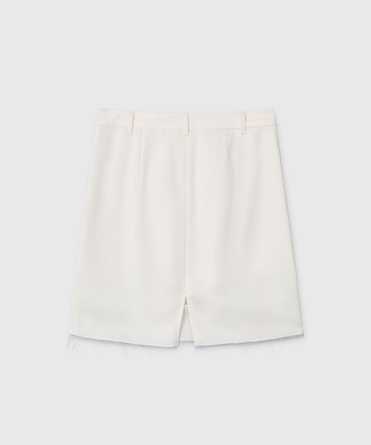 다이브인 우먼(DIVEIN WOMEN) SATIN MIDI SKIRT (IVORY)