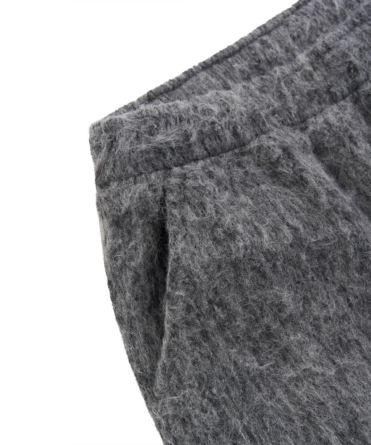 페플리(PEPLEE) Brushed Hairy Pants (Charcoal)