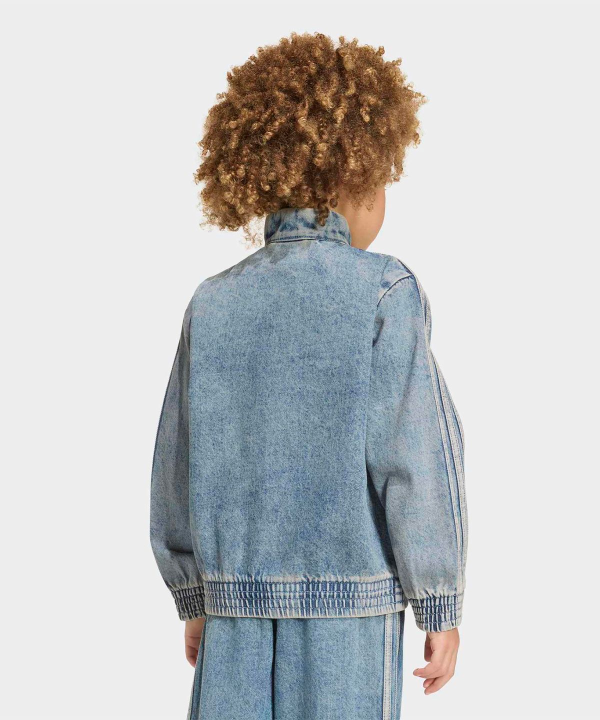 아디다스 키즈(ADIDAS KIDS) 파이어버드 루즈 데님 트랙탑 키즈