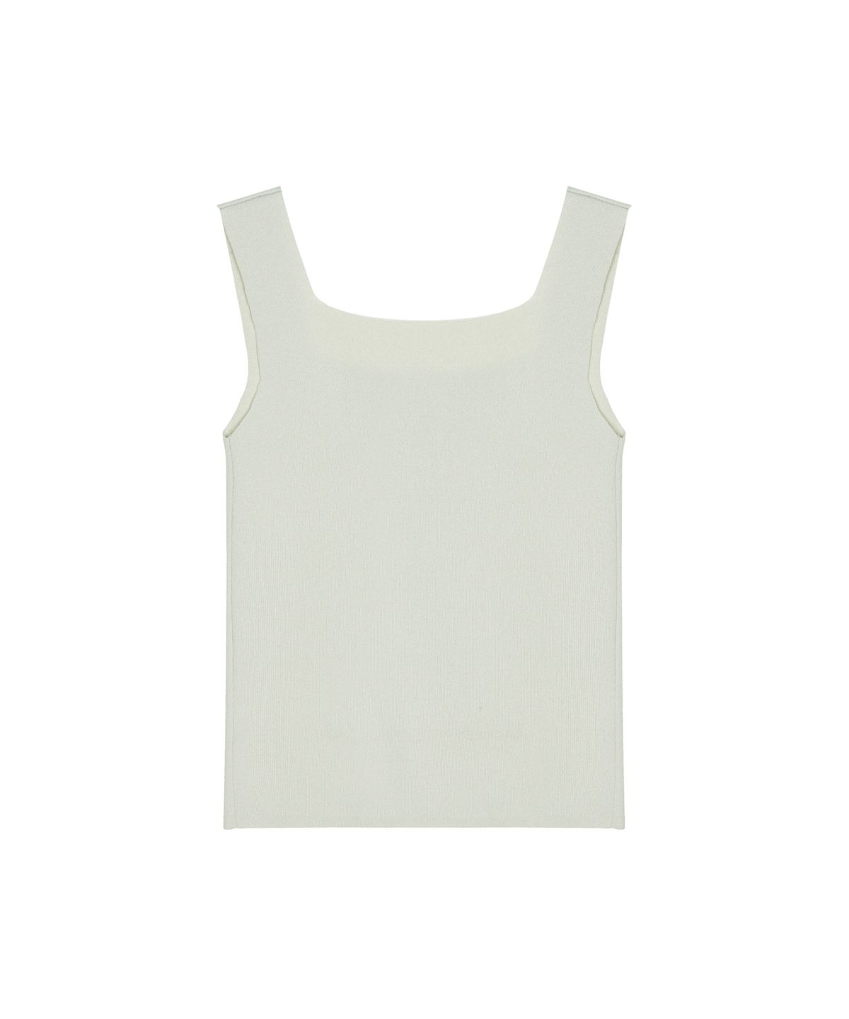 닉앤니콜(NICK&NICOLE) SQUARE NECK KNIT SLEEVELESS_MINT