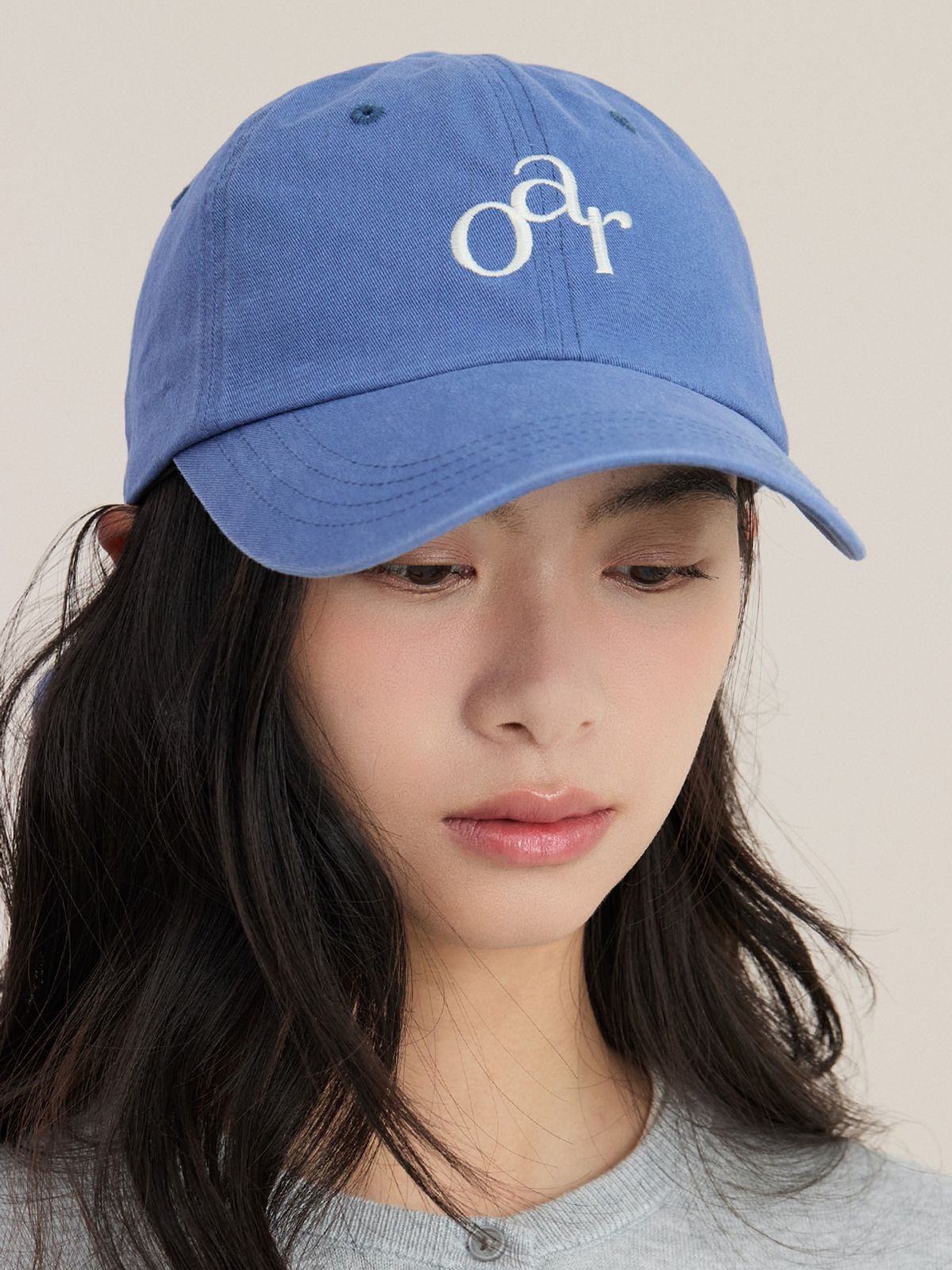 오에이알(OAR) 빈티지 로고 볼캡 [블루]