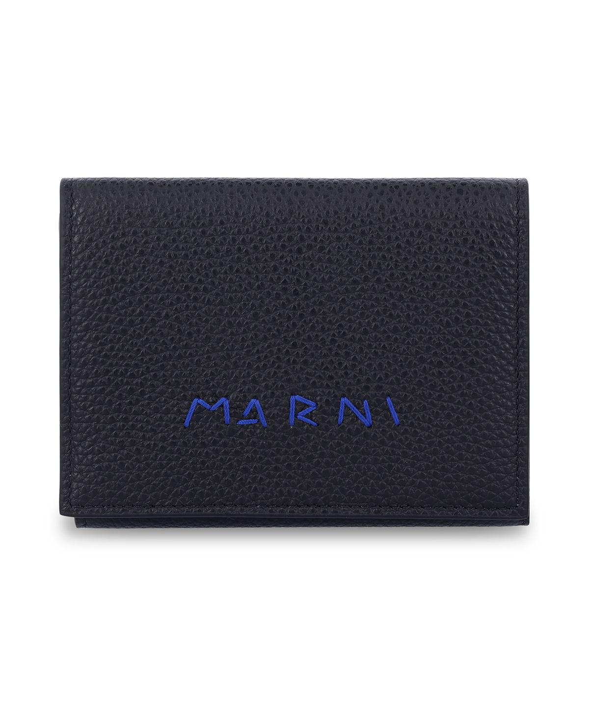 마르니(MARNI) 멘딩 로고 트리폴드 지갑 - 블랙 / PFMI0097U0P653301N99