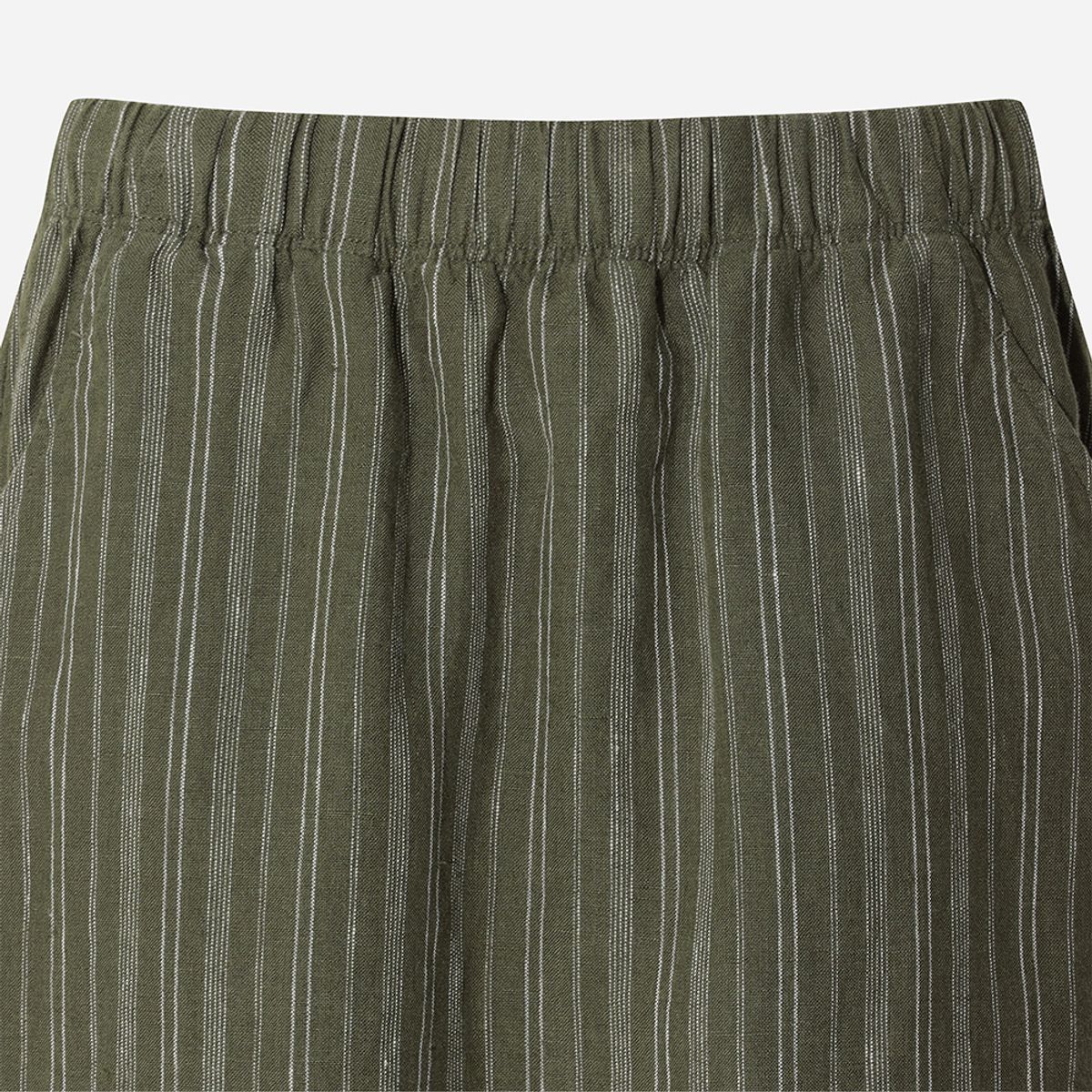 디오디(DOD) 여성) 마사 스트라이프 스커트(KHAKI)