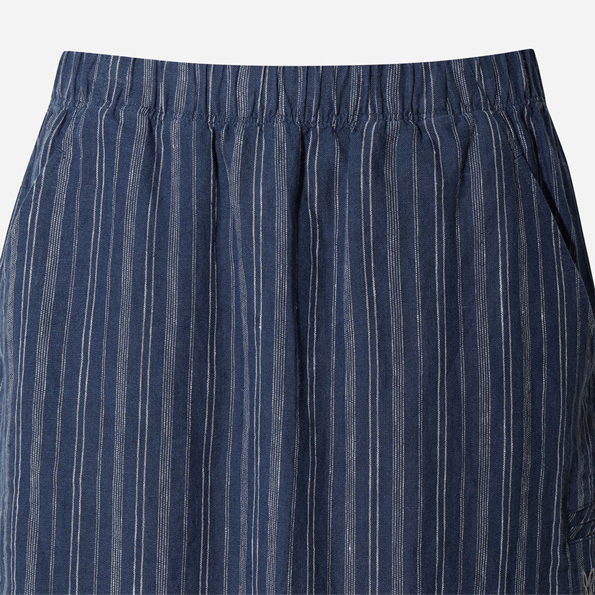 디오디(DOD) 여성) 마사 스트라이프 스커트(BLUE)