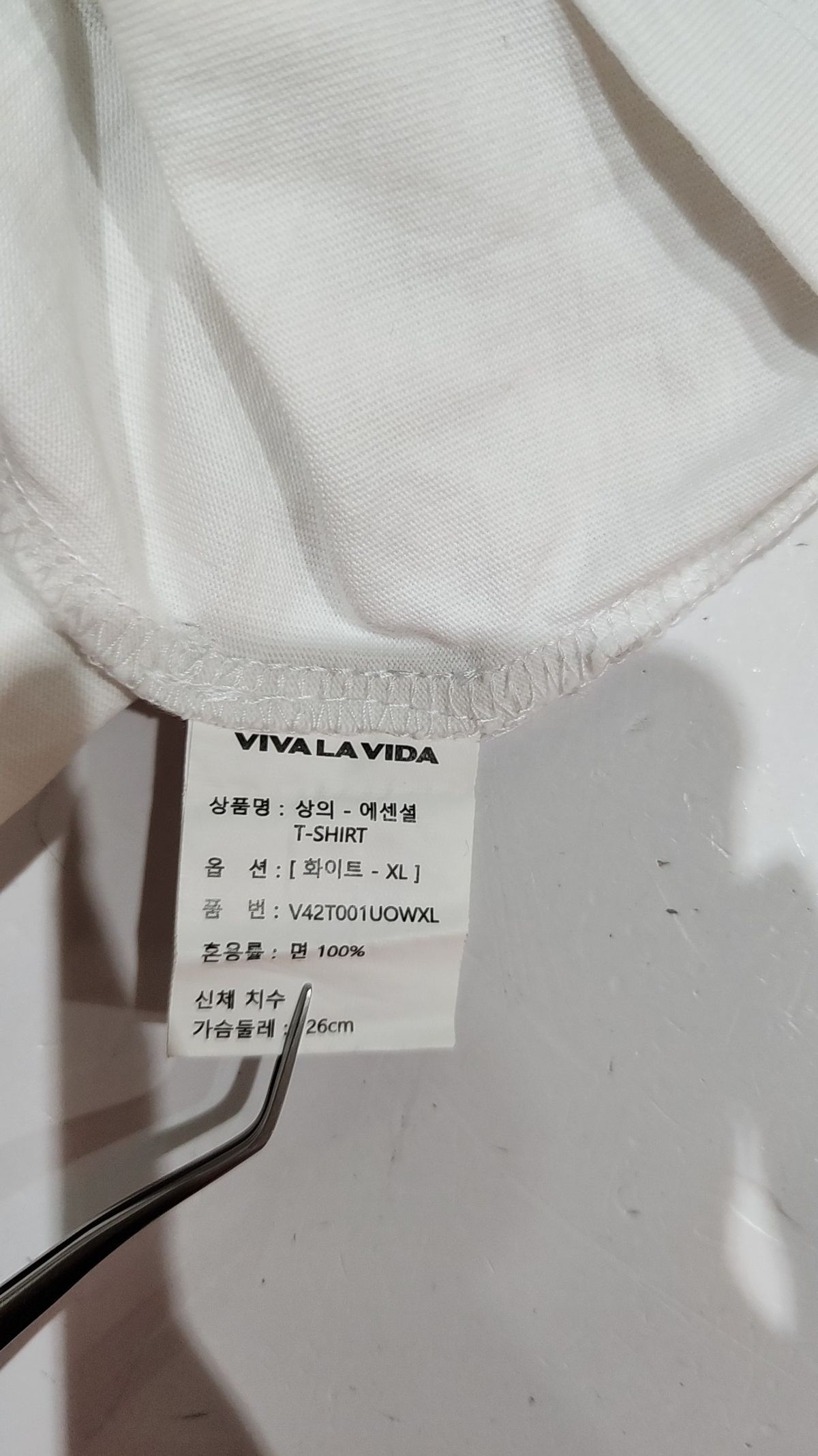 비바라비다(VIVA LA VIDA) 반소매 티셔츠 XL
