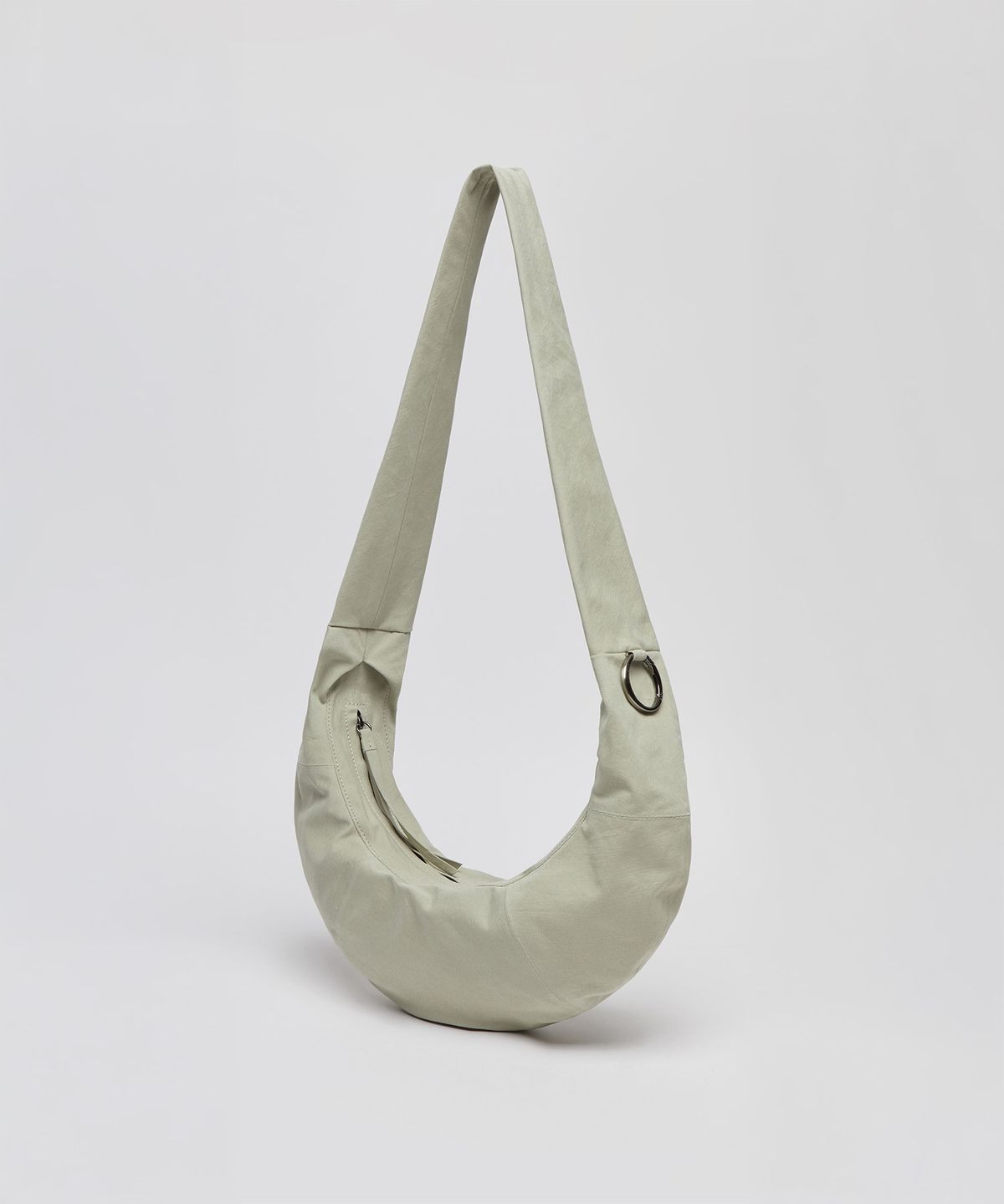 아카이브앱크(ARCHIVEPKE) Small fling hobo fabric bag(Khaki beige)_OVBRX26351BEE