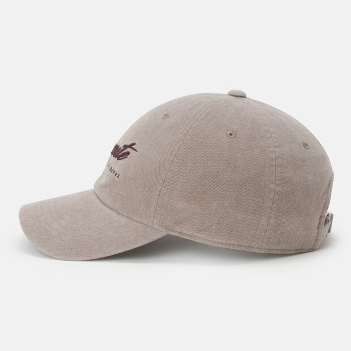 데상트(DESCENTE) 여성 워딩 로고 볼캡 브라운 SR322UCP71