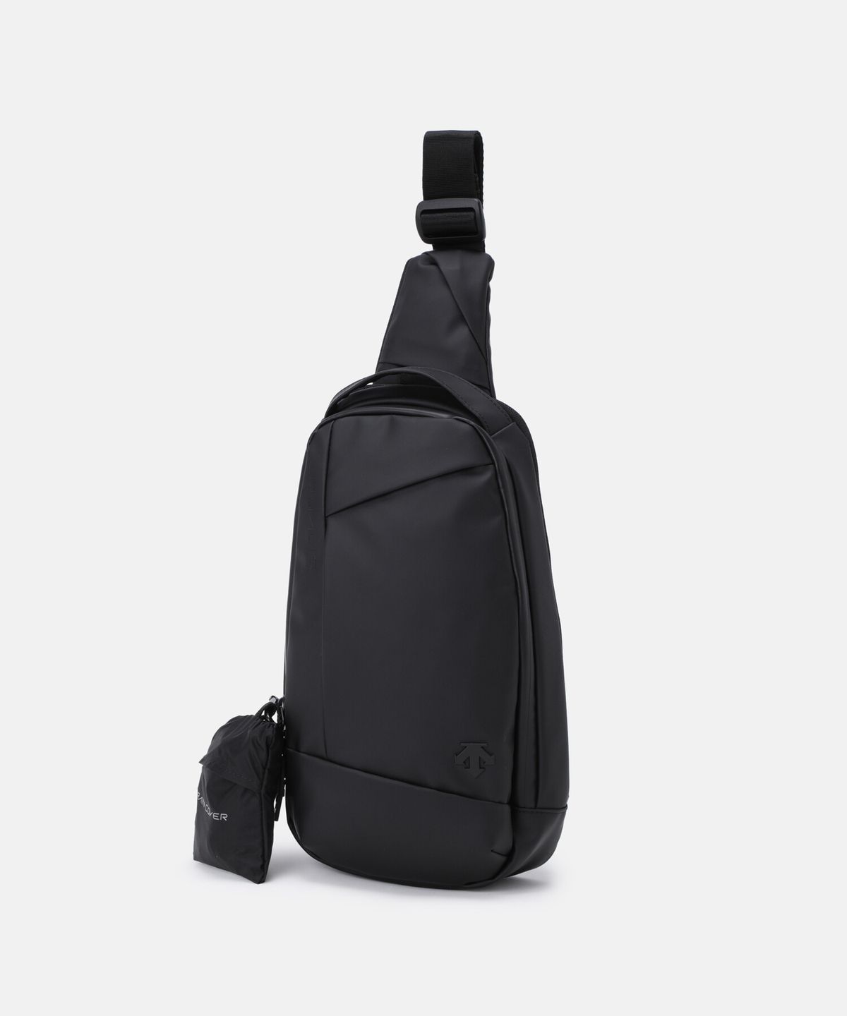 데상트(DESCENTE) 미디움 웨더프루프 슬링백 블랙 B 타입 SR323DBG70